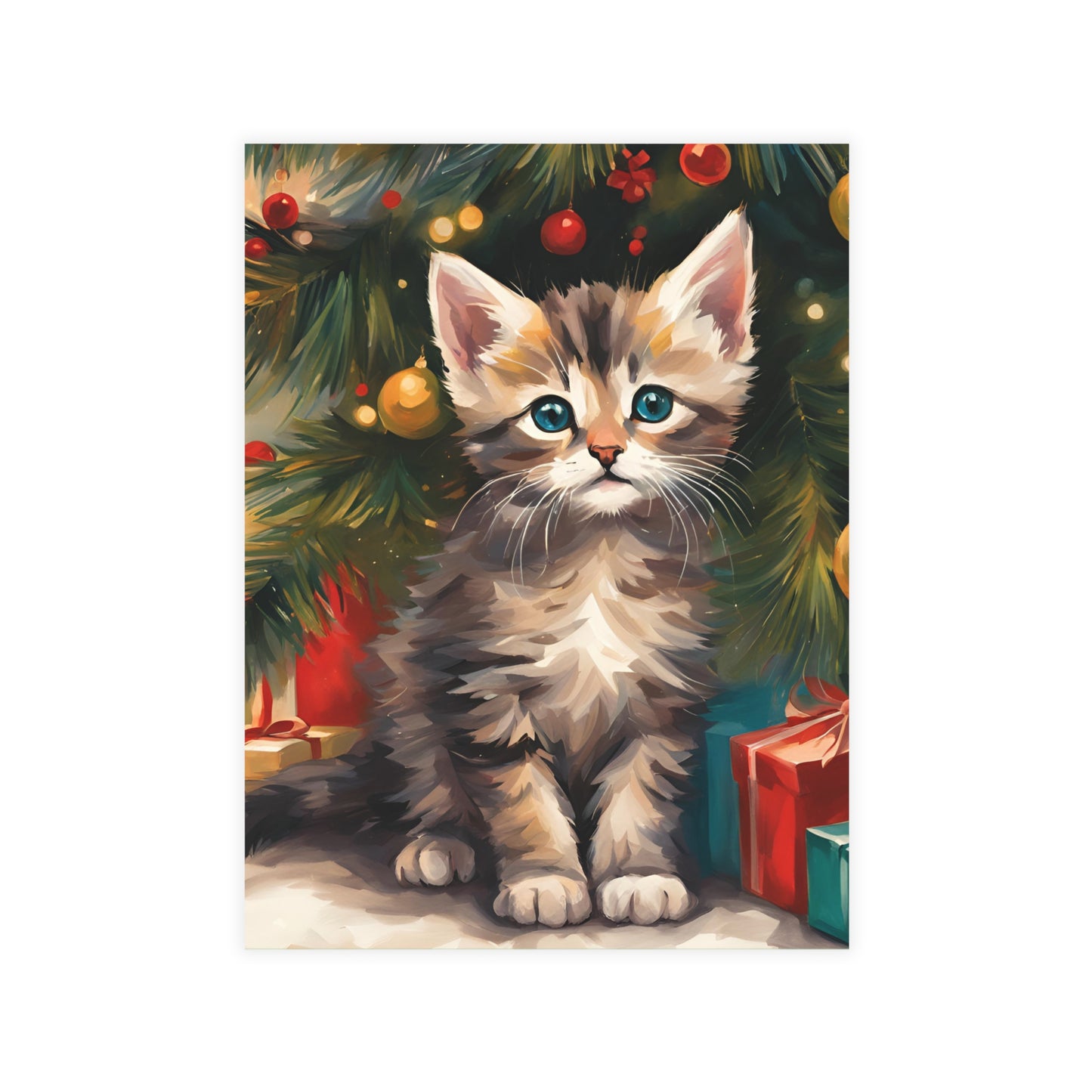 Kittenly Christmas Postcard Bundles (envelopes included)