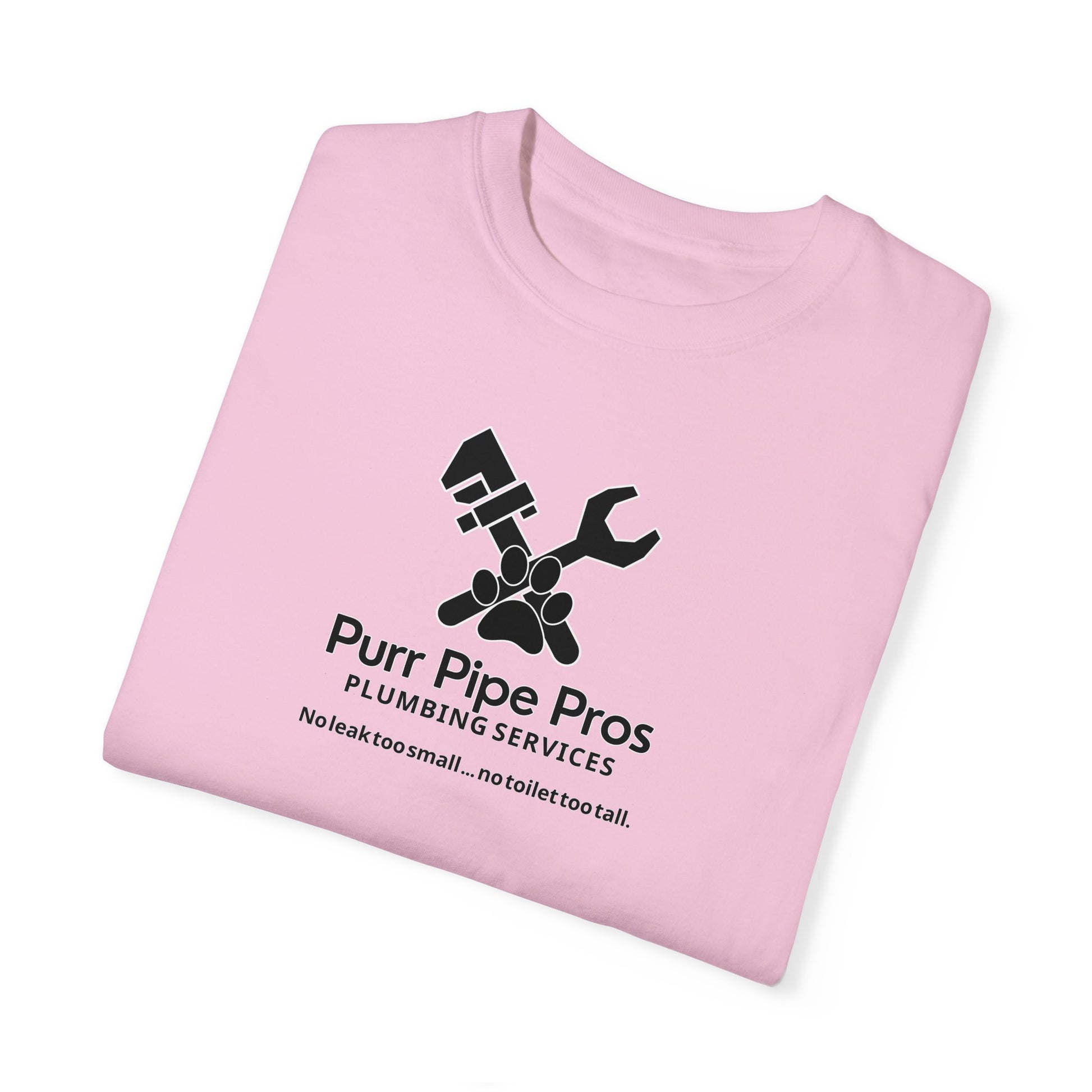 Purr Pipe Pros Unisex Garment - Dyed T - shirt - T - Shirt - Epileptic Al’s Shop