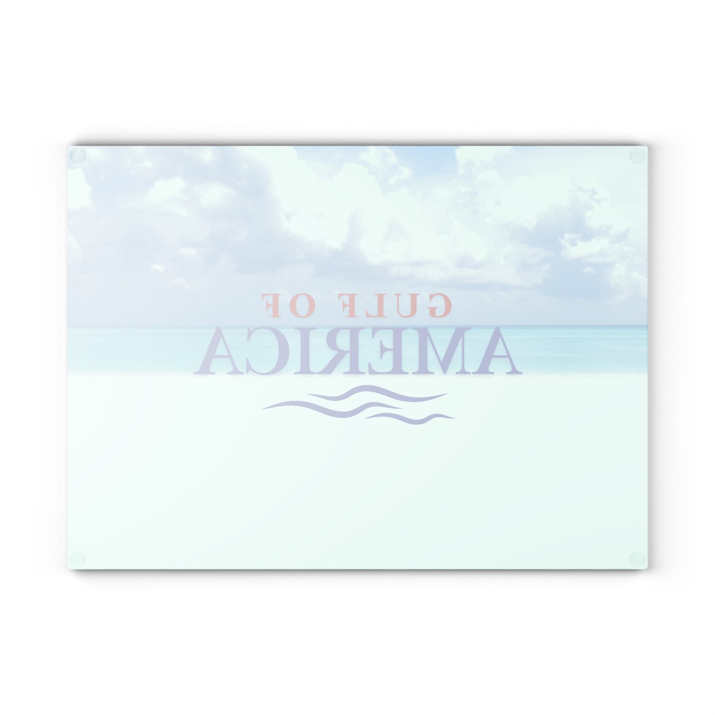 Gulf of America Glass Cutting Board