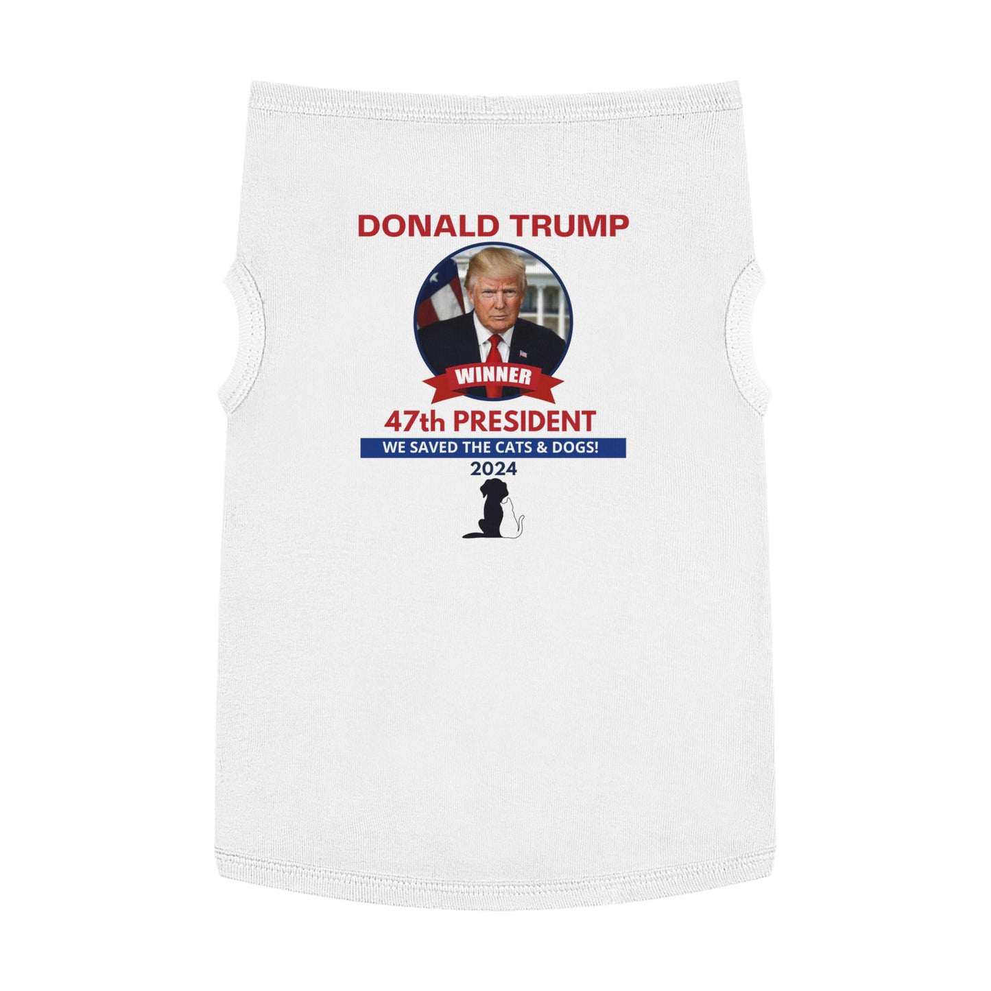 Trump - We Saved the Cats & Dogs Pet Tank Top