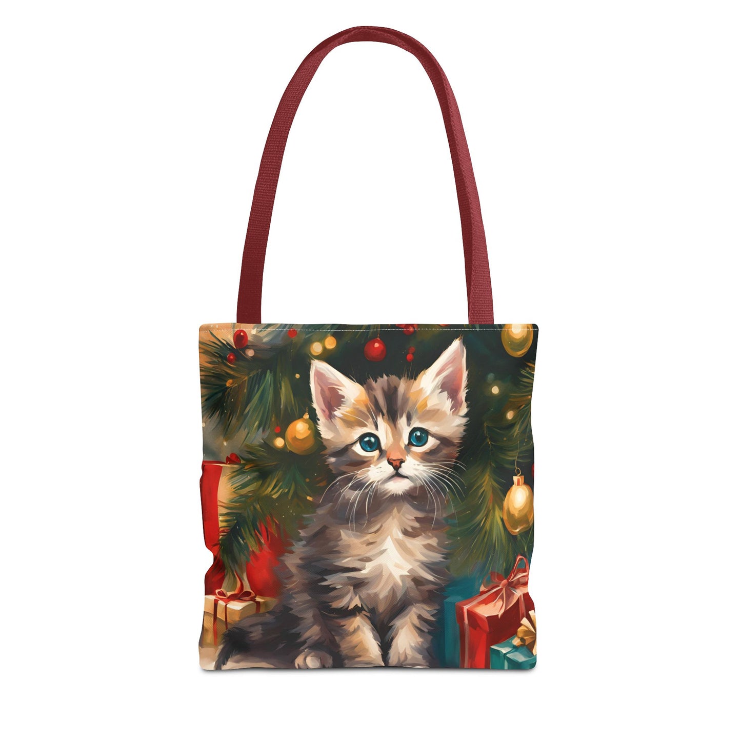 Kittenly Christmas Tote Bag