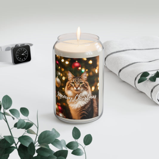 Meowy Christmas Scented Candle, 13.75oz