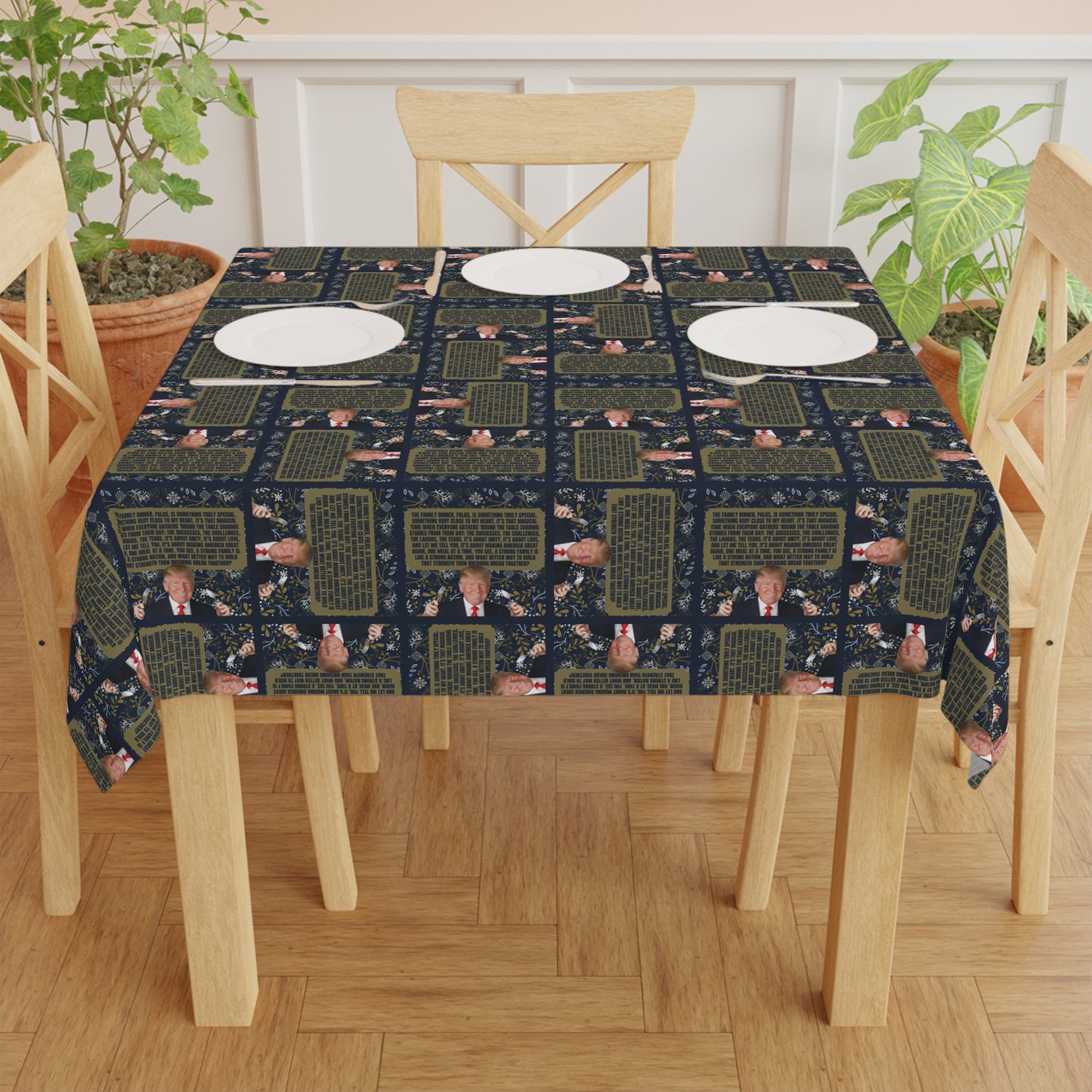 Trump Family Dinner Tablecloth