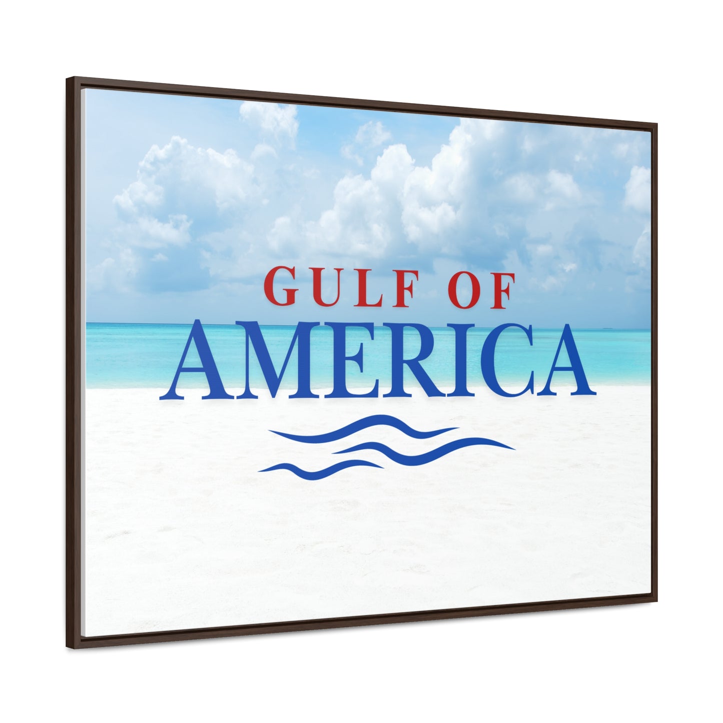 Gulf of America Canvas Wrap - Coastal Wall Art for Beach Lovers