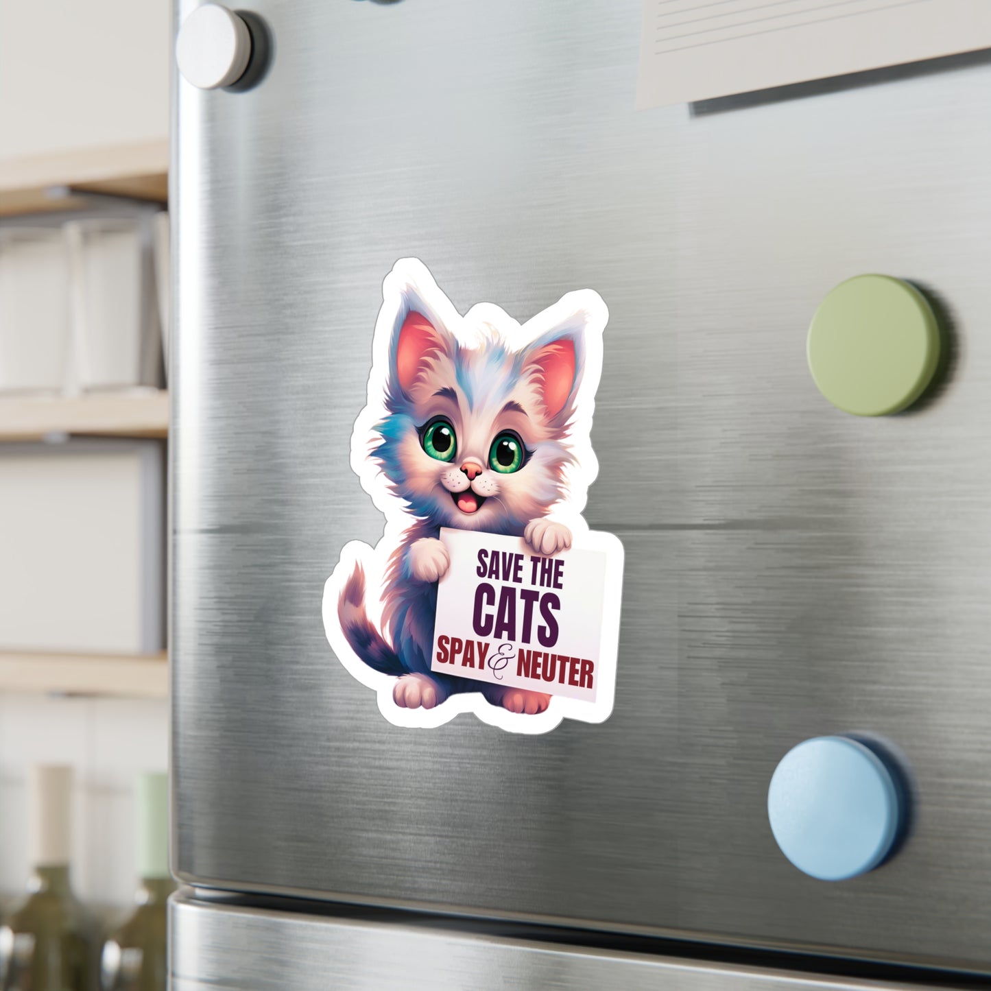 Save the Cats Kiss-Cut Vinyl Decals