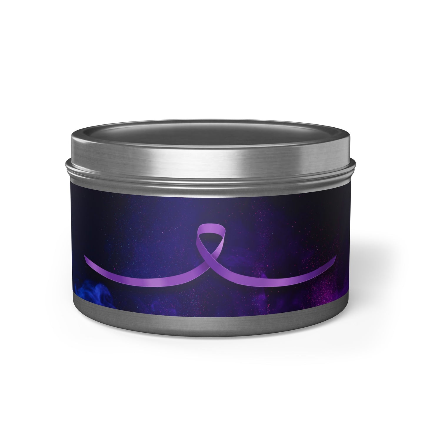 Purple Ribbon Tin Candles - Home Decor - Epileptic Al’s Shop