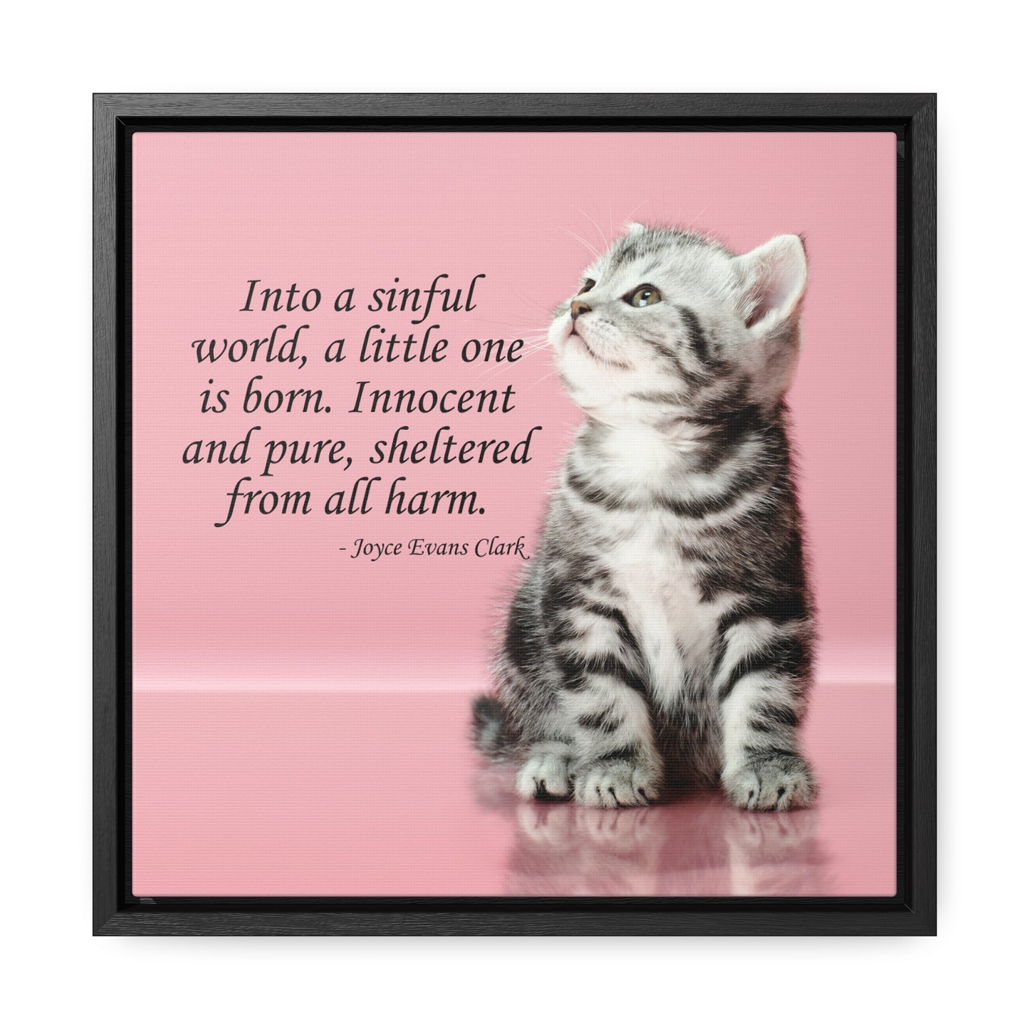 A Little One is Born Gallery Canvas Wraps, Square Frame