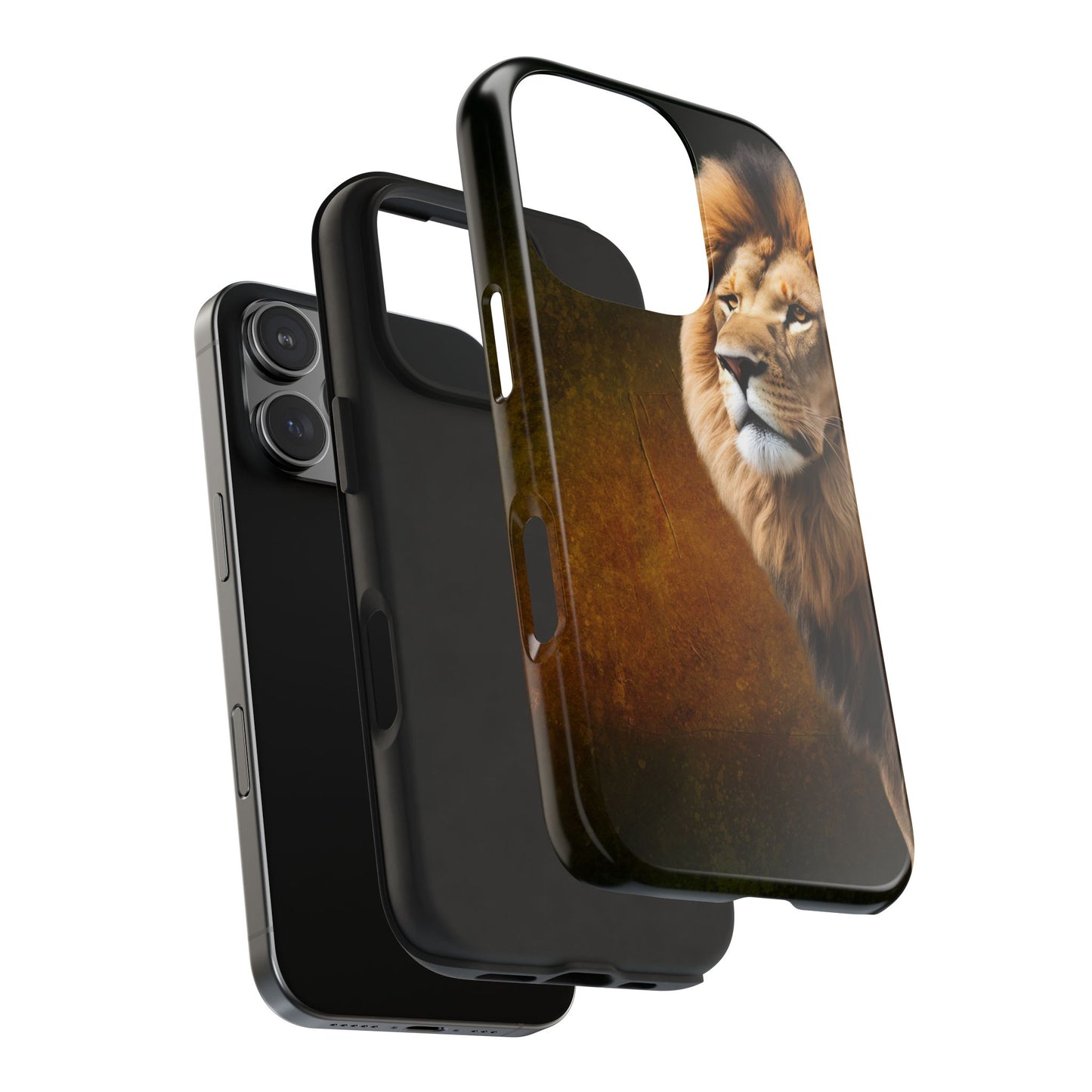 Majestic Lion Tough Phone Case - Durable Protection for Wildlife Lovers