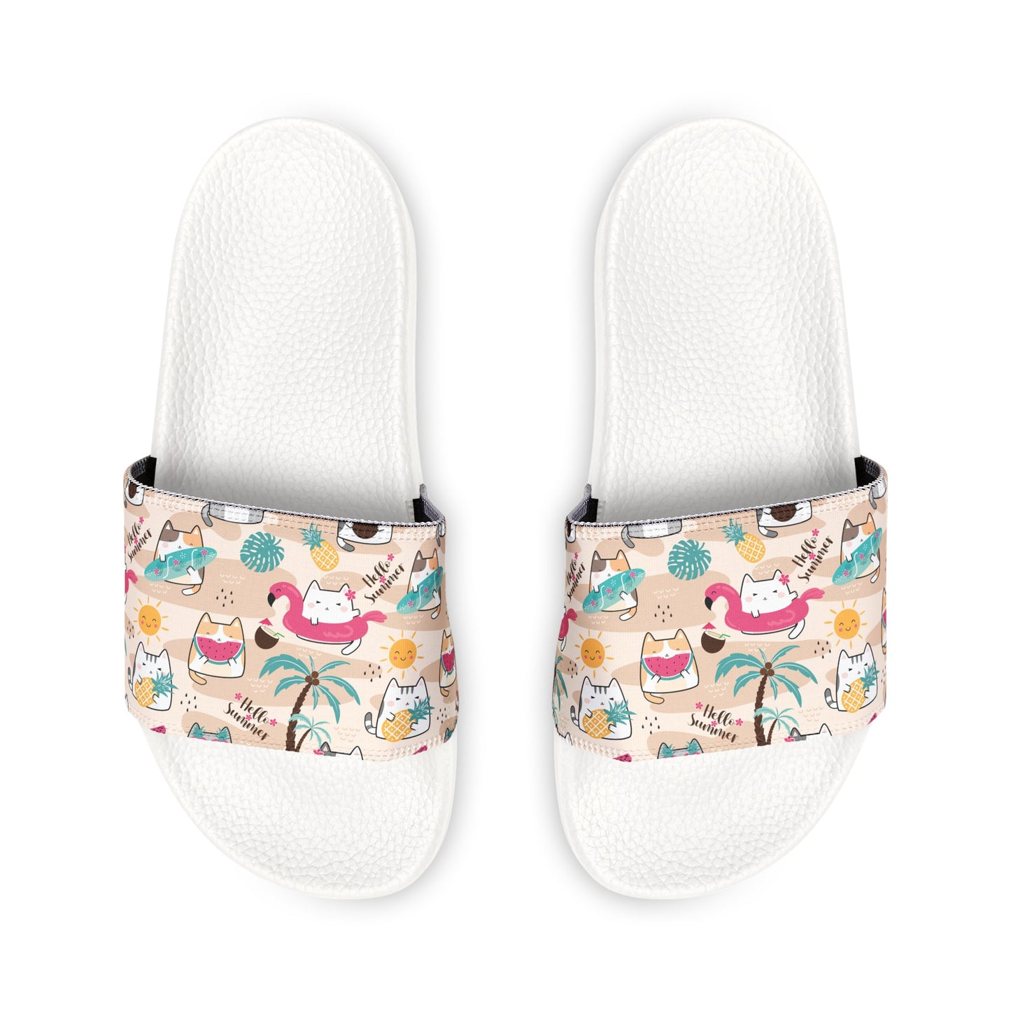 Happy Kitty Youth Removable - Strap Sandals - Shoes - Epileptic Al’s Shop