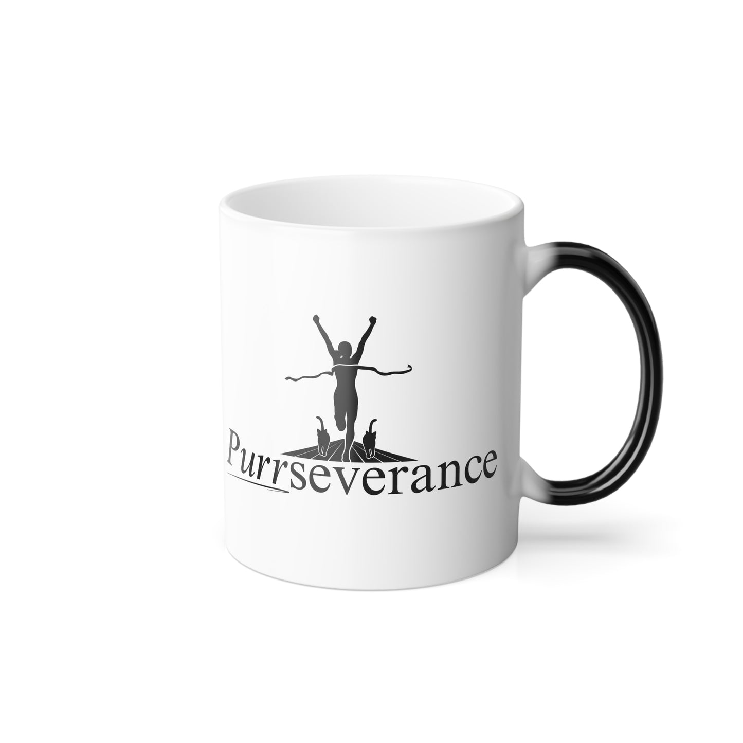 Purrseverance Color Morphing Mug, 11oz