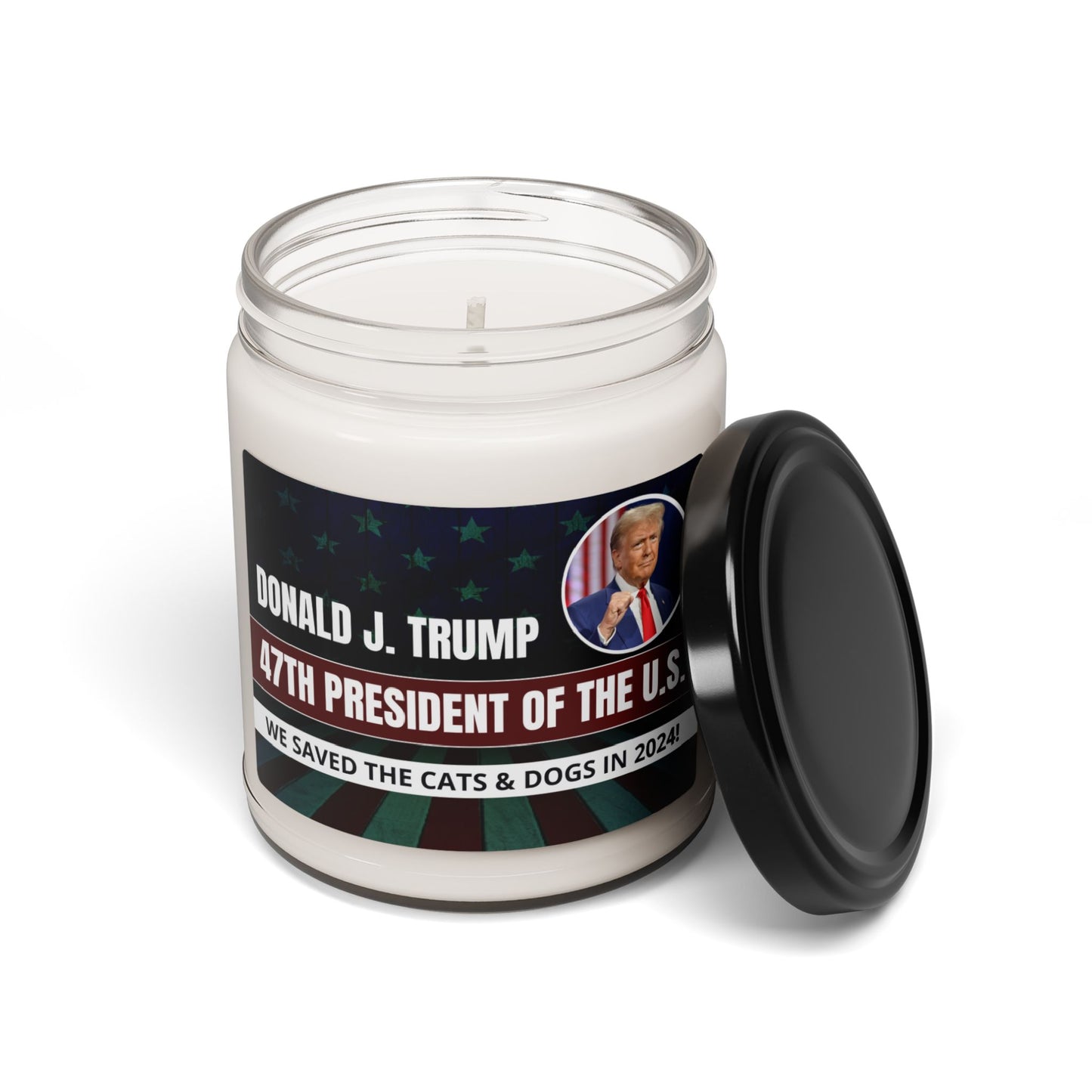 Donald J. Trump 47th President Scented Soy Candle, 9oz