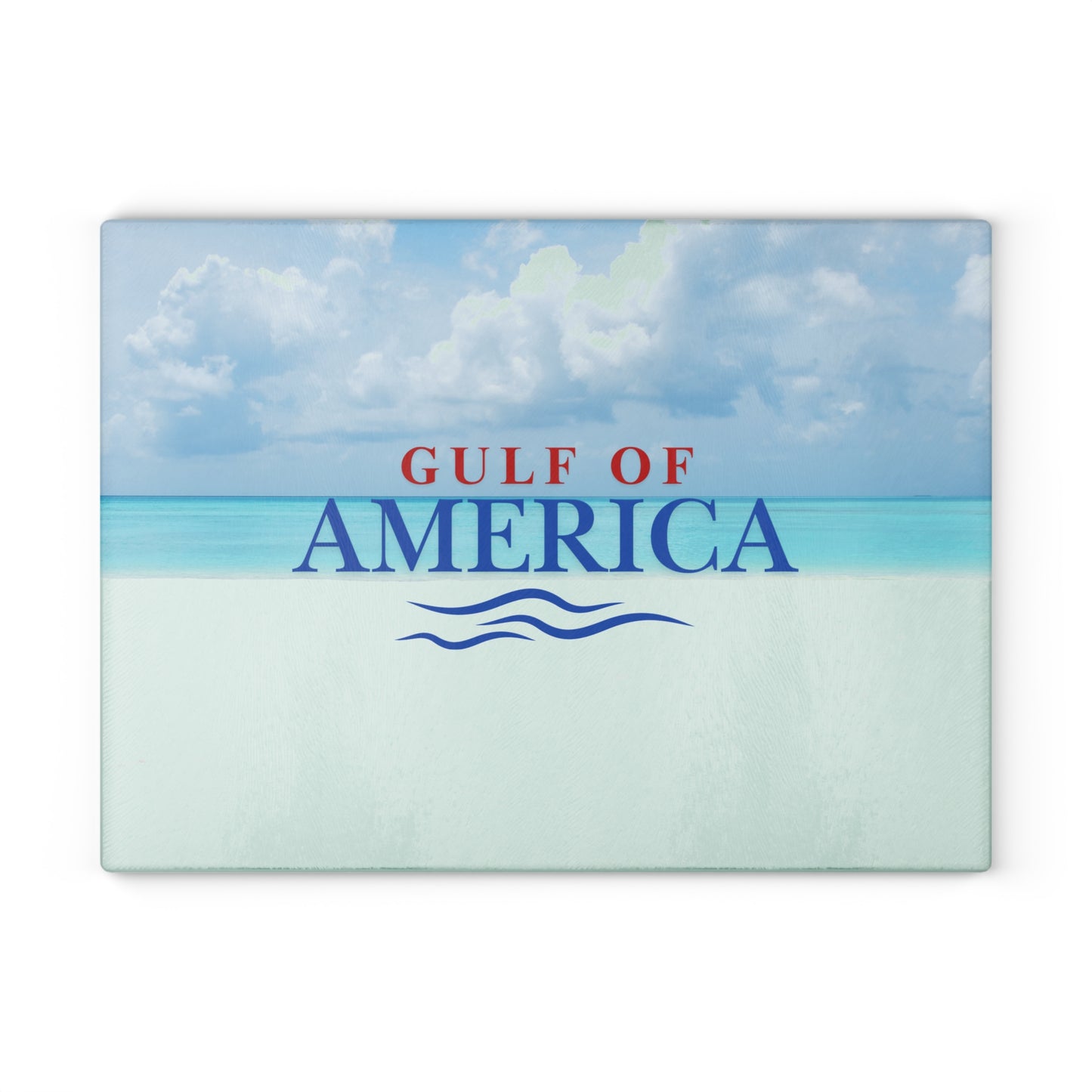 Gulf of America Glass Cutting Board