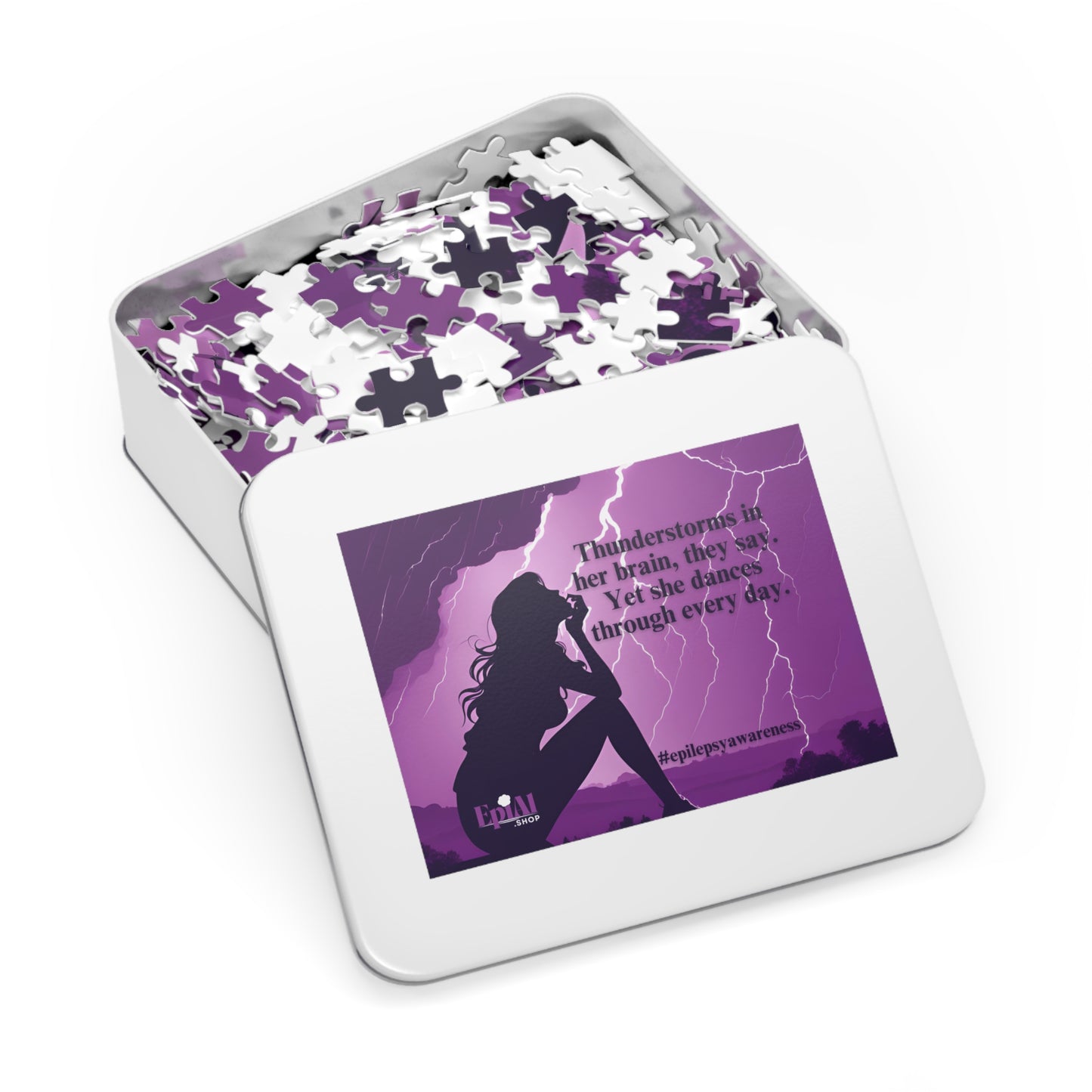 Empowering Epilepsy Awareness Jigsaw Puzzle with Tin