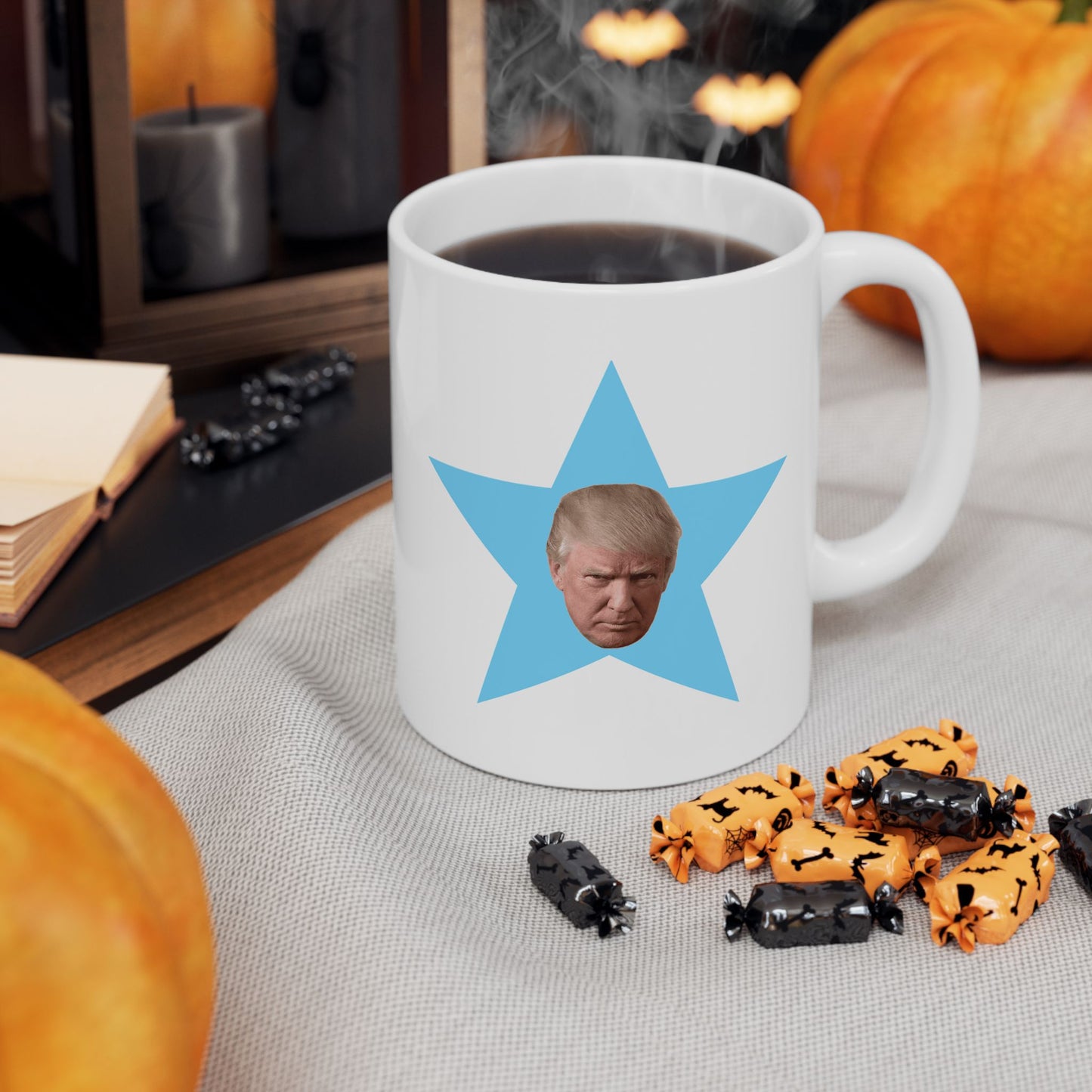 Trump the Star Ceramic Mug, (11oz)