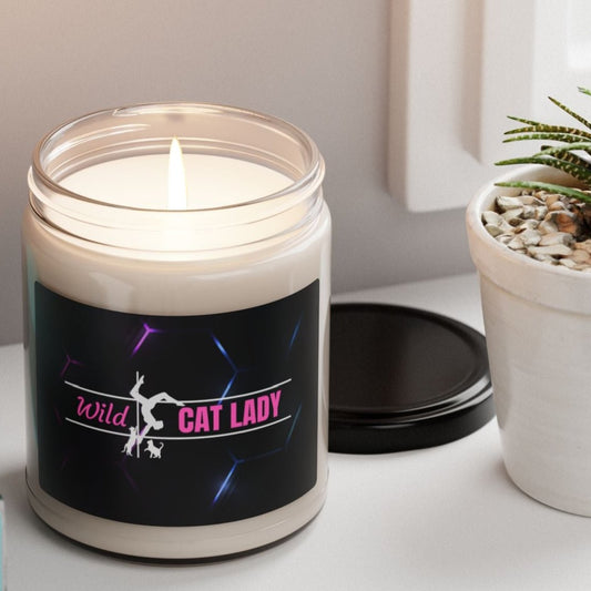 Wild Cat Lady Scented Soy Candle, 9oz