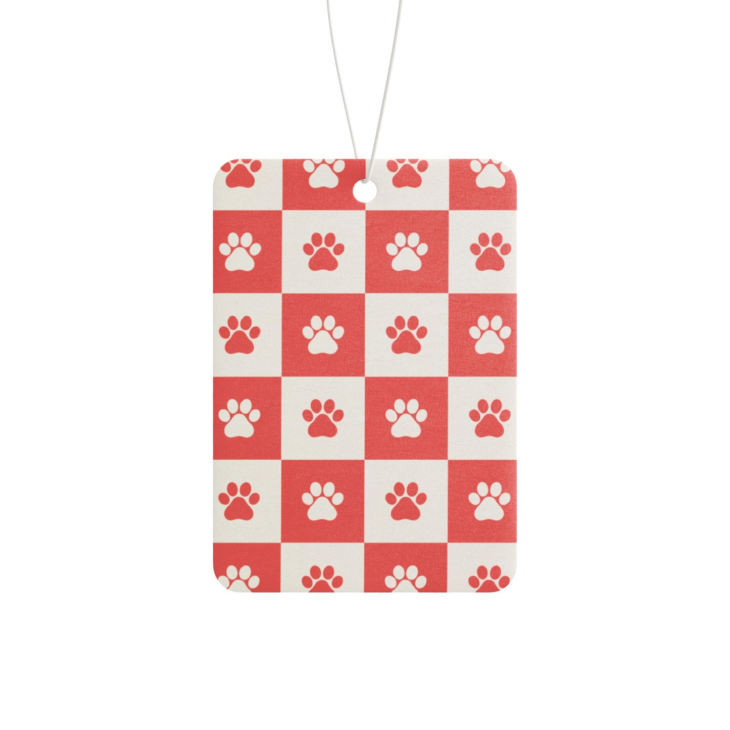 Gingham Paws Car Air Freshener