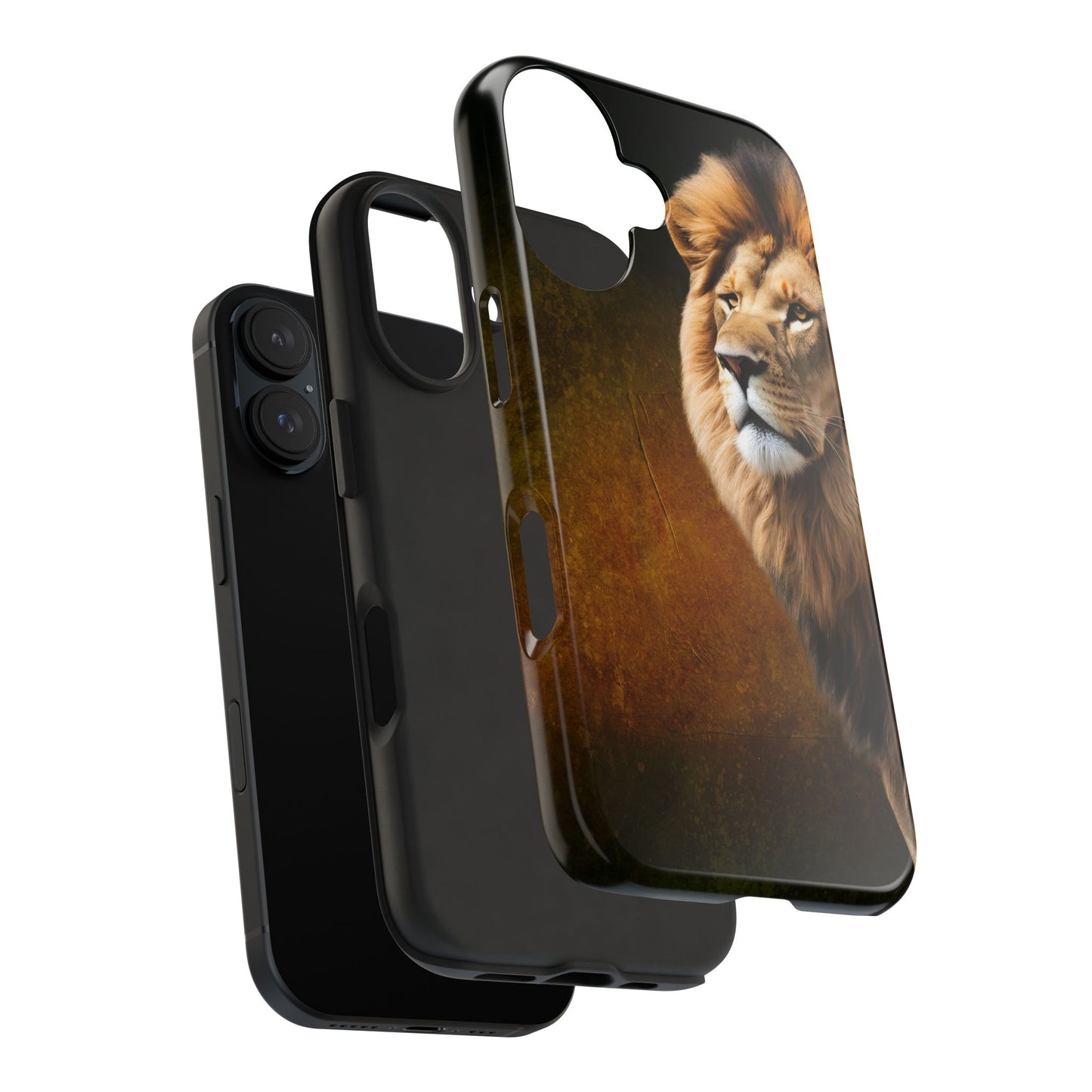 Majestic Lion Tough Phone Case - Durable Protection for Wildlife Lovers