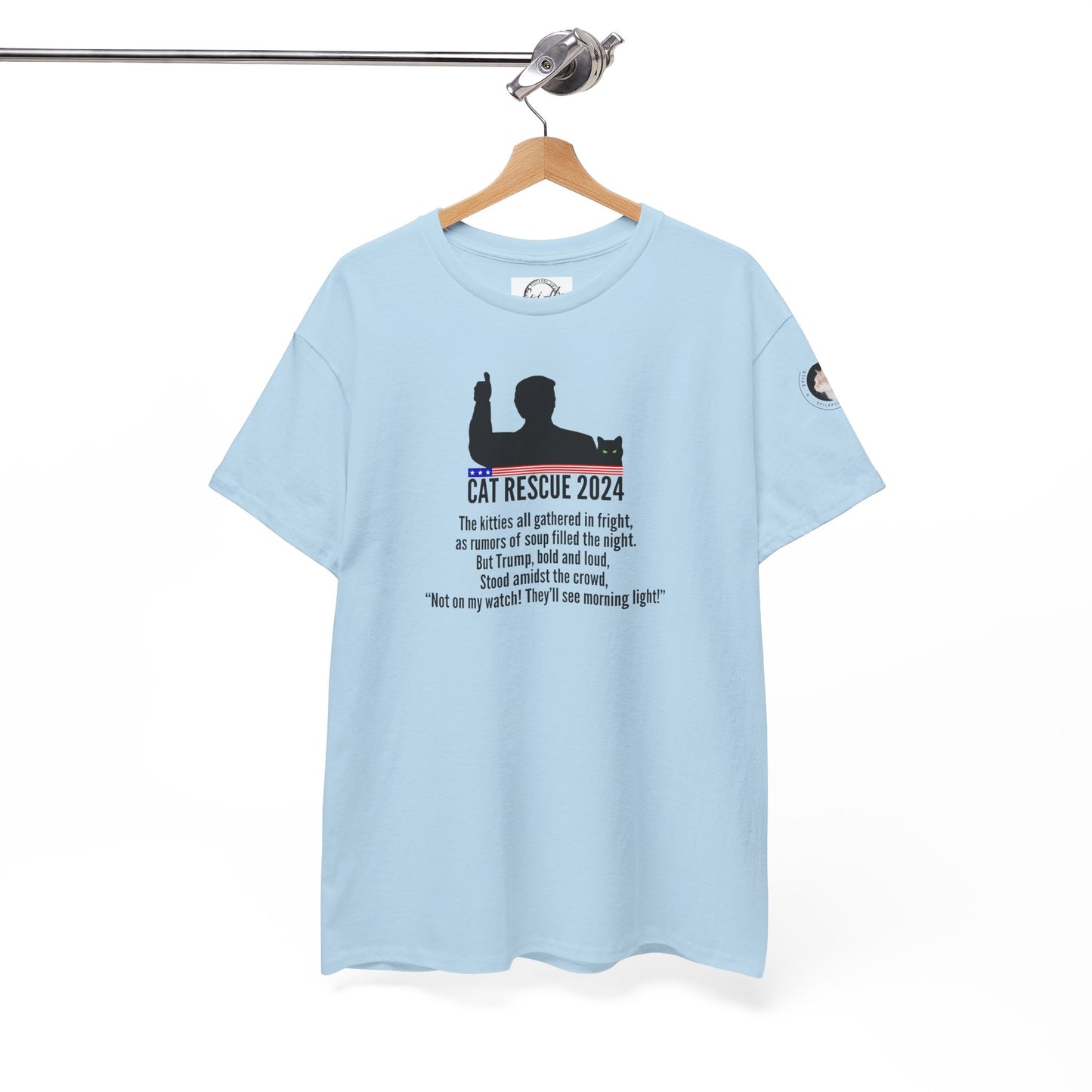 Cat Rescue 2024 Unisex Heavy Cotton Tee