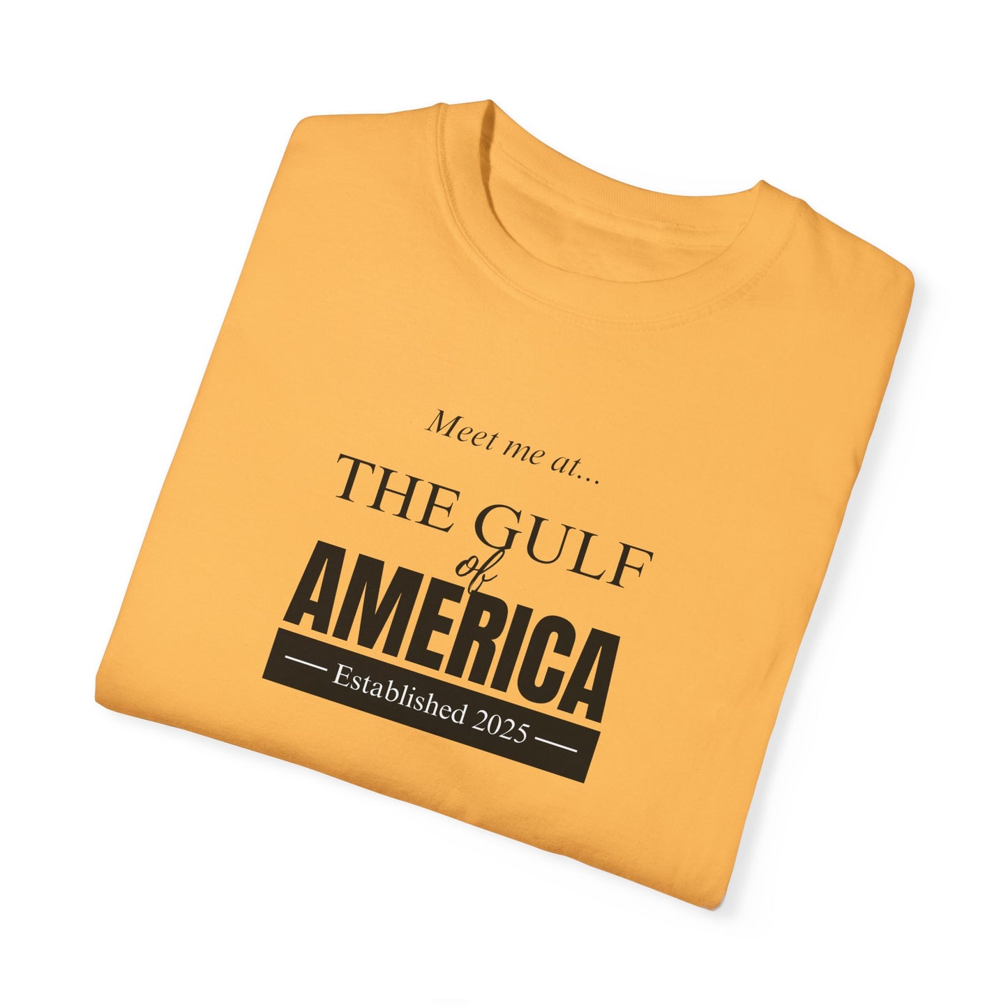 Gulf of America Unisex Garment-Dyed T-Shirt - Casual Summer Style