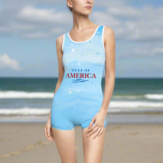 Gulf of America Women's Vintage Swimsuit