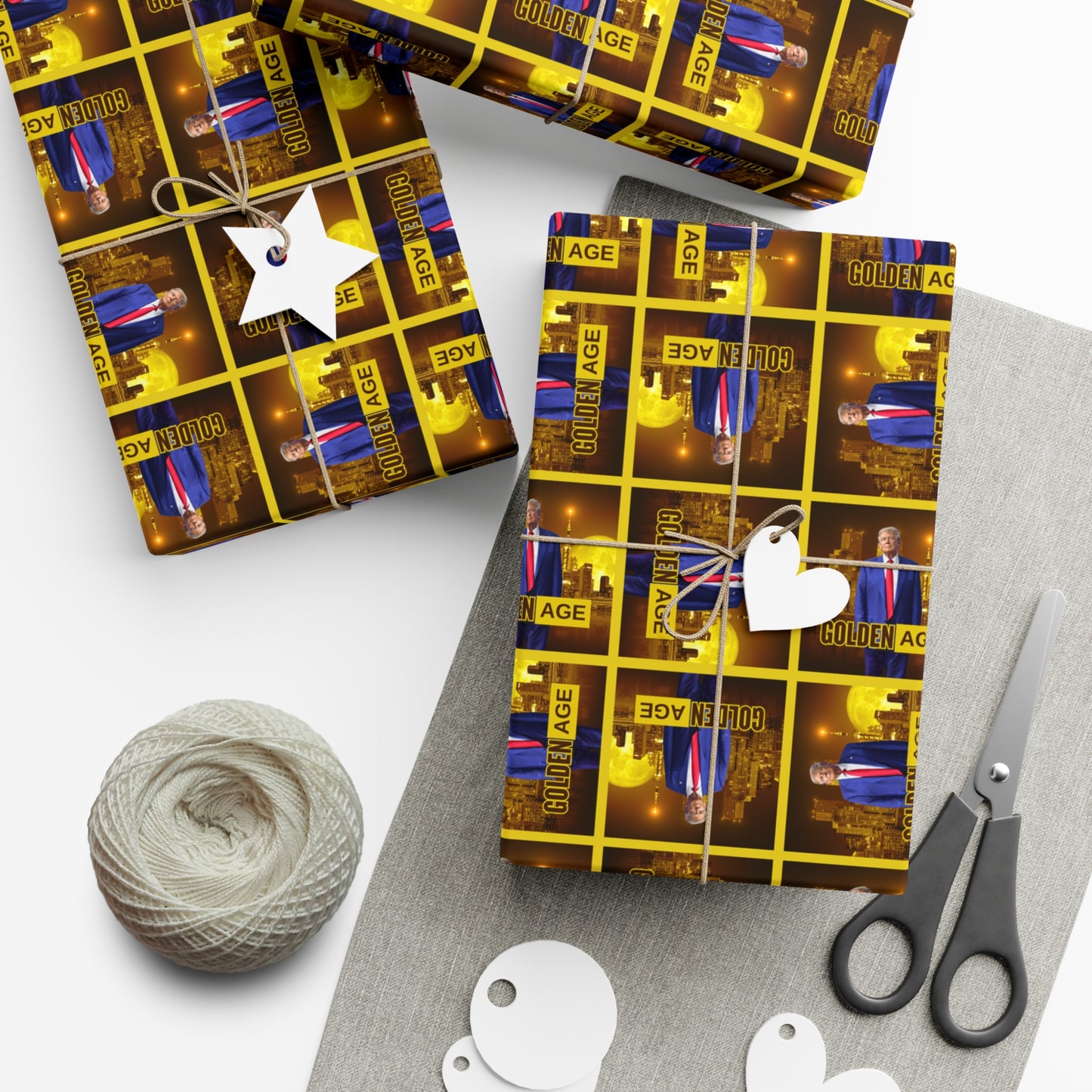 Trump Golden Age Gift Wrap Papers