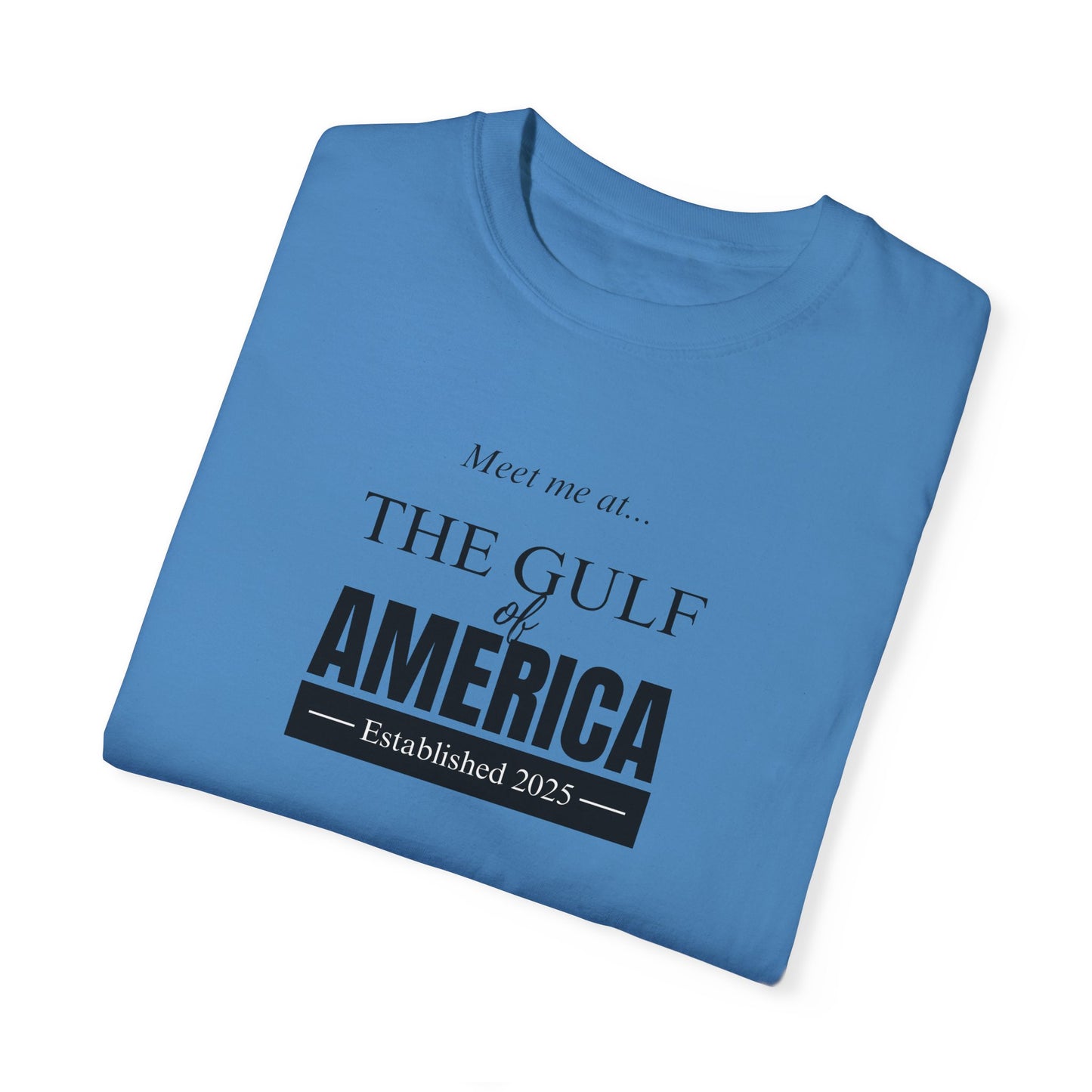 Gulf of America Unisex Garment-Dyed T-Shirt - Casual Summer Style