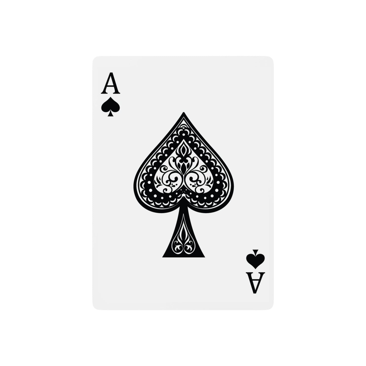 Elegant Poker Playing Cards Set - Gulf of America Theme with Stylish Ace of Spades