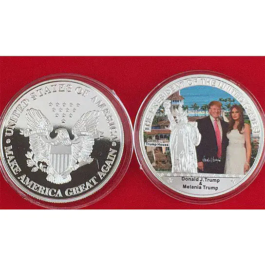 The First Couple Commemorative Coin With Donald And Melania Trump