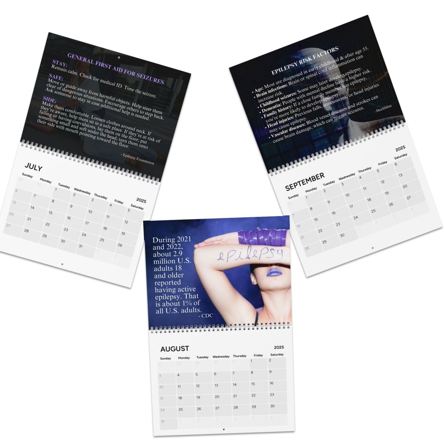 Epilepsy Awareness Month-by-Month Calendar (2025)