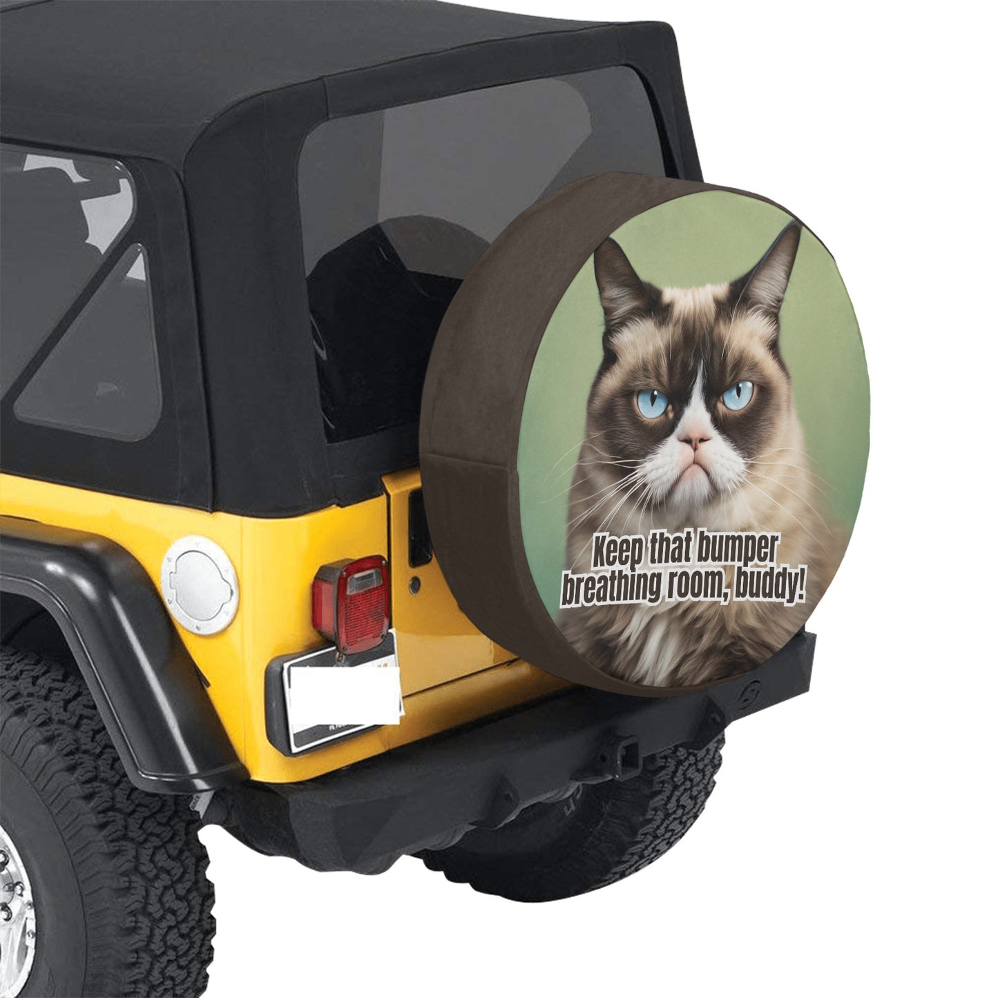 Bumper Breathing Room Spare Tire Cover(Medium)(16")