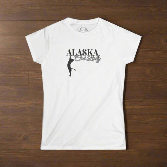 Alaska Cat Lady Softstyle Tee - T - Shirt - EpiAl's Shop