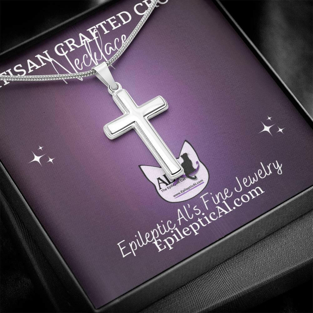 Al's Artisan Crafted Cross Necklace - Jewelry - Epileptic Al’s Shop