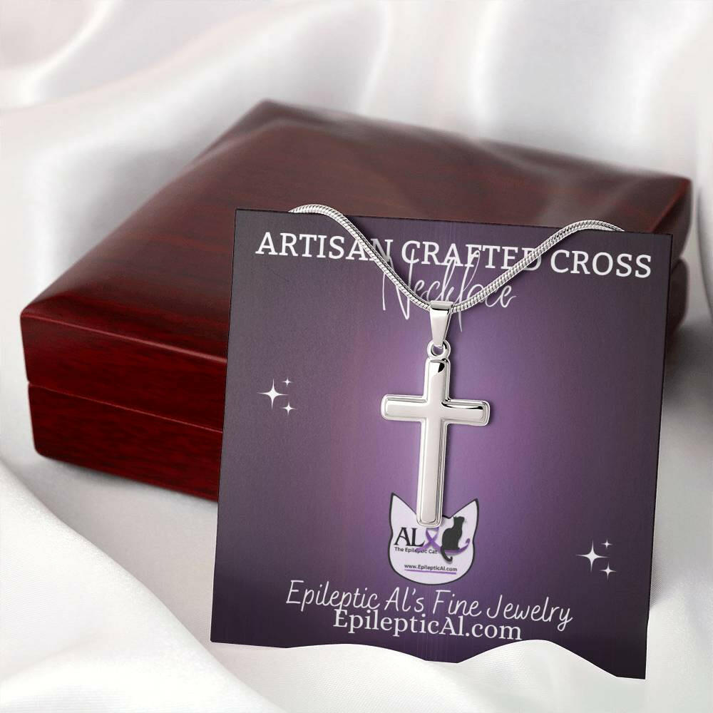 Al's Artisan Crafted Cross Necklace - Jewelry - Epileptic Al’s Shop