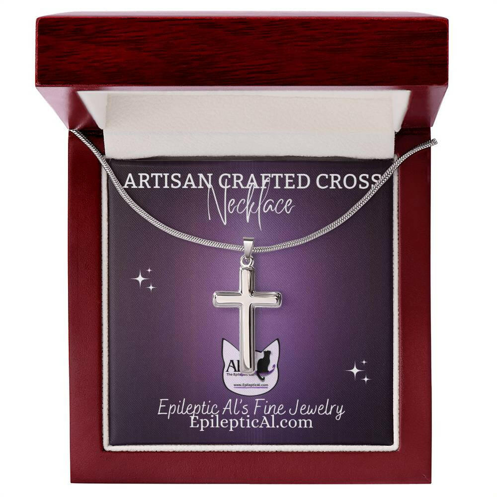 Al's Artisan Crafted Cross Necklace - Jewelry - Epileptic Al’s Shop