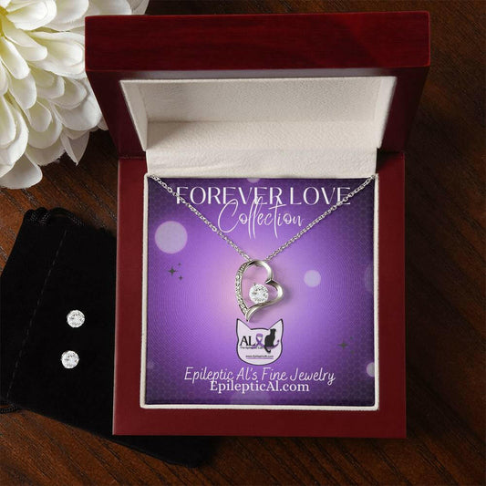 Al's Forever Love Necklace & Earrings Bundle - Jewelry - Epileptic Al’s Shop