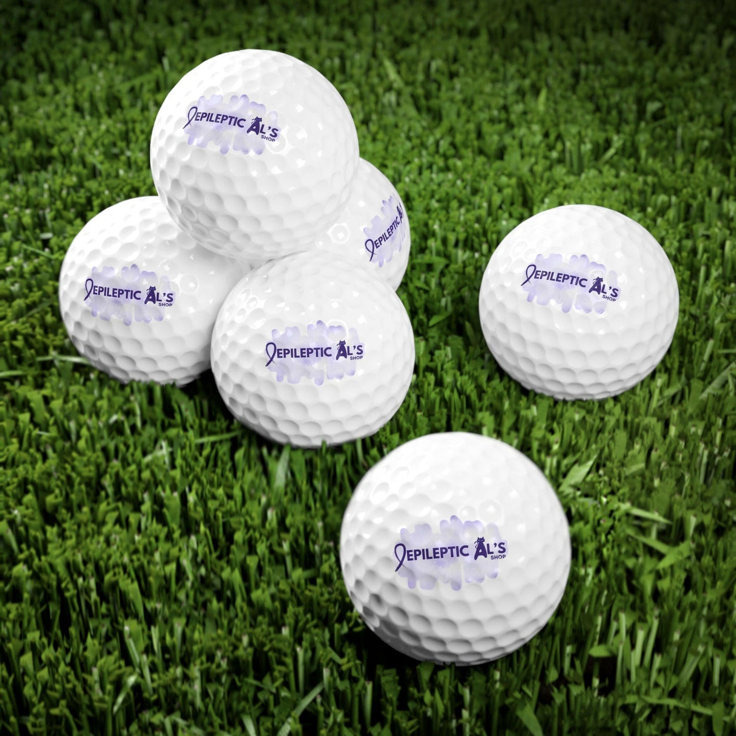 Al’s Golf Balls, 6pcs - Accessories - Epileptic Al’s Shop