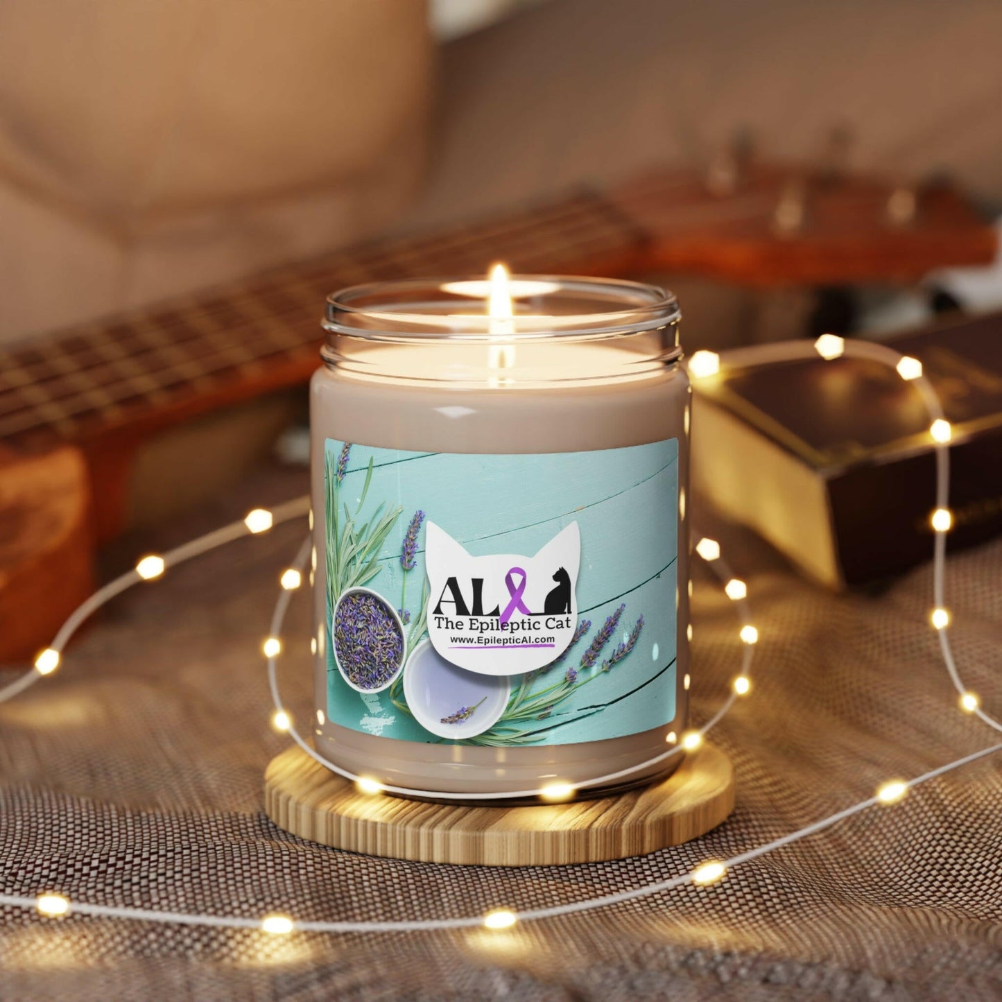 Al’s Pawsome Scented Soy Candle - Home Decor - Epileptic Al’s Shop