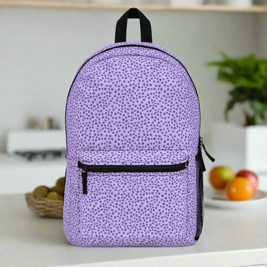 Al’s Purple Paws Backpack - Bags - Epileptic Al’s Shop