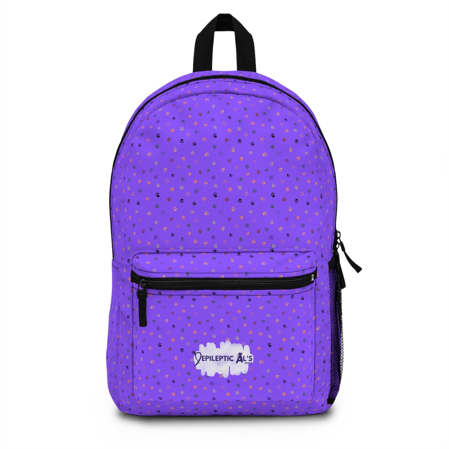 Al’s Purple Paws Backpack - Bags - Epileptic Al’s Shop