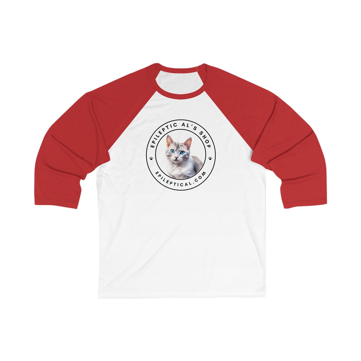 Al’s Unisex 3\4 Sleeve Baseball Tee - Long - sleeve - Epileptic Al’s Shop