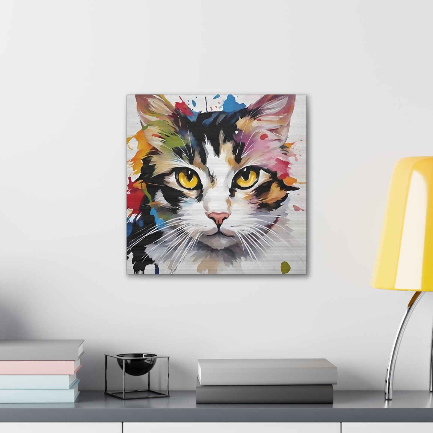 Amber Eyes Kitty Canvas Gallery Wraps - Canvas - Epileptic Al’s Shop