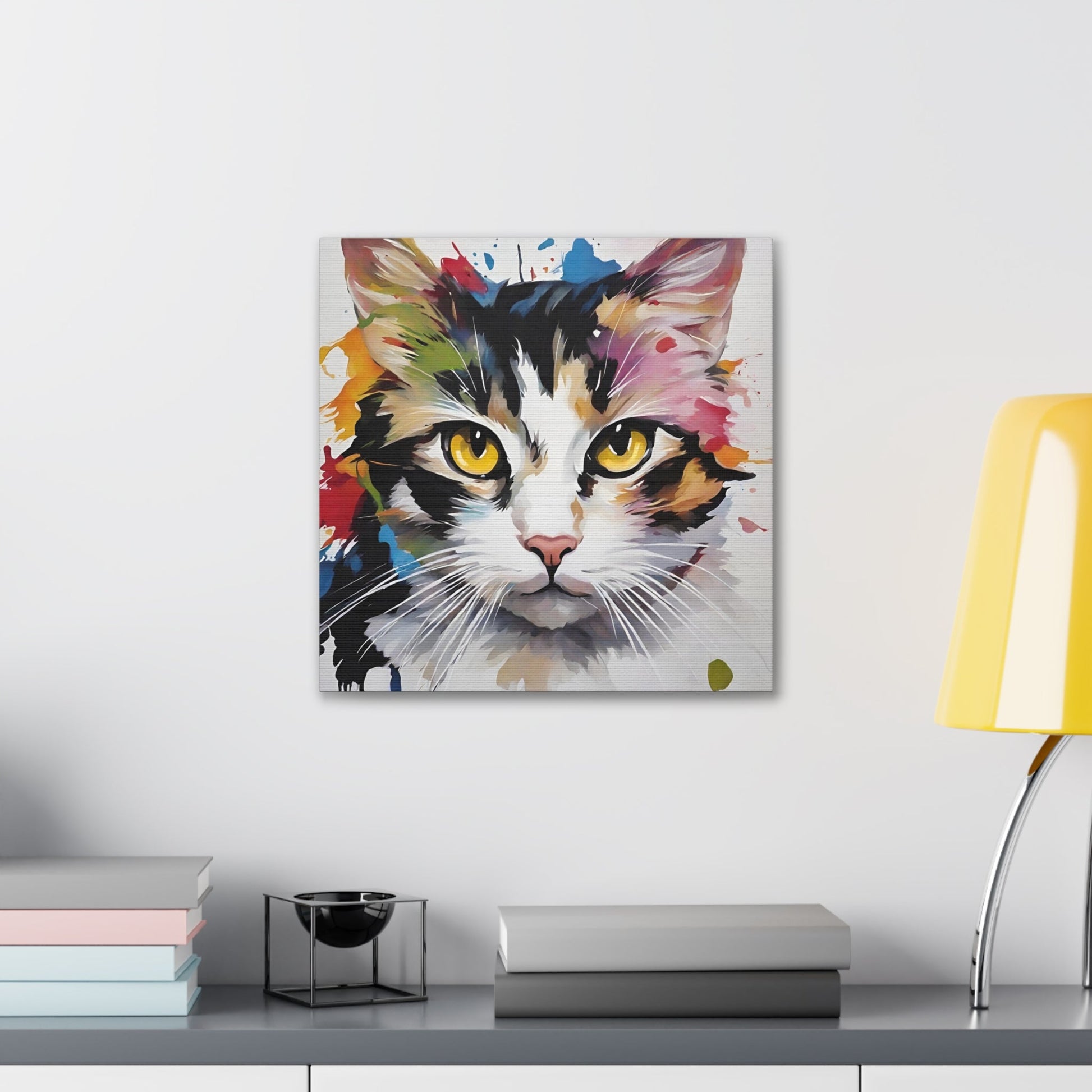 Amber Eyes Kitty Canvas Gallery Wraps - Canvas - Epileptic Al’s Shop