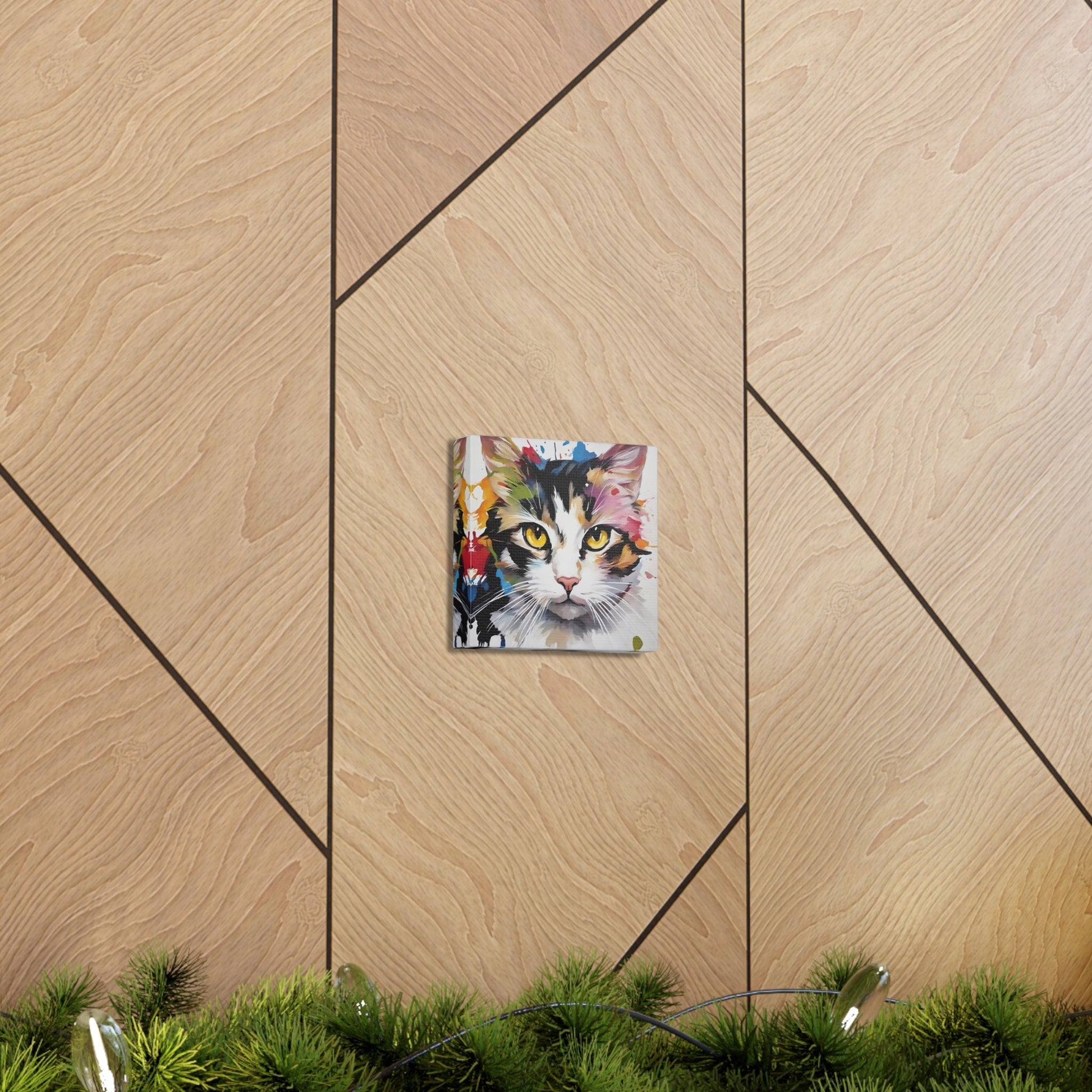 Amber Eyes Kitty Canvas Gallery Wraps - Canvas - Epileptic Al’s Shop