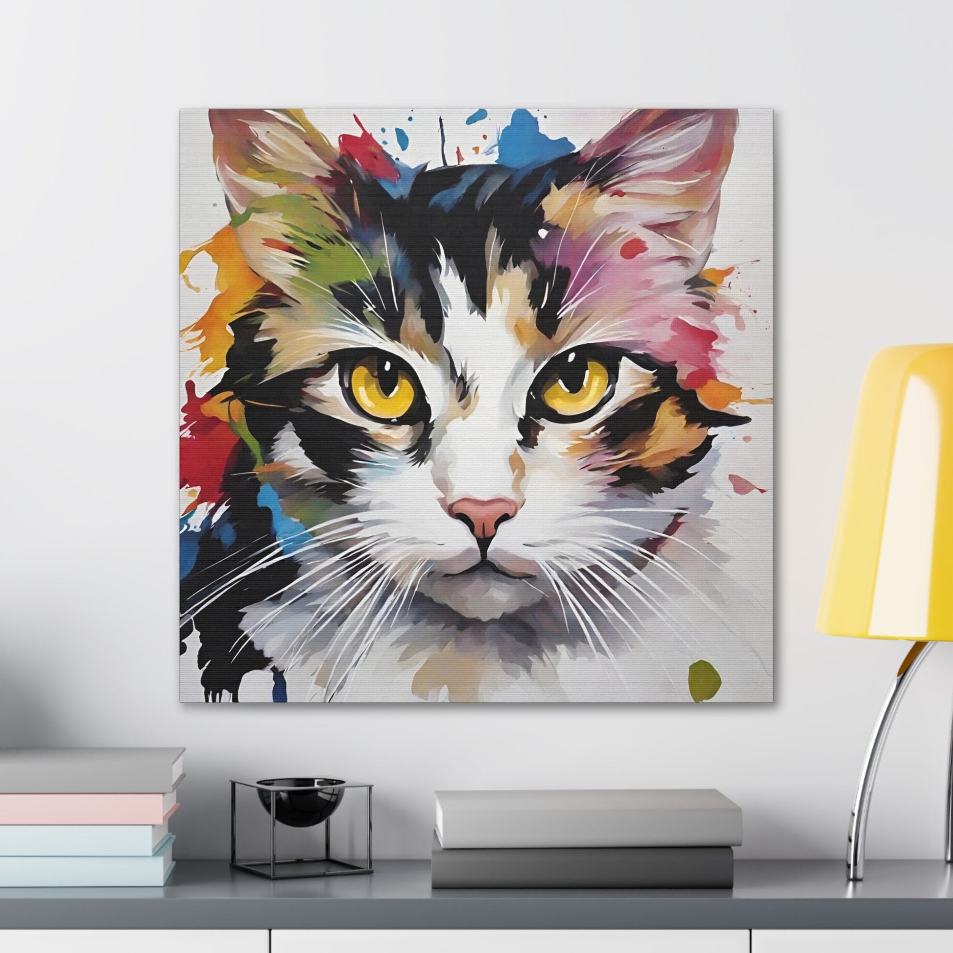 Amber Eyes Kitty Canvas Gallery Wraps - Canvas - Epileptic Al’s Shop