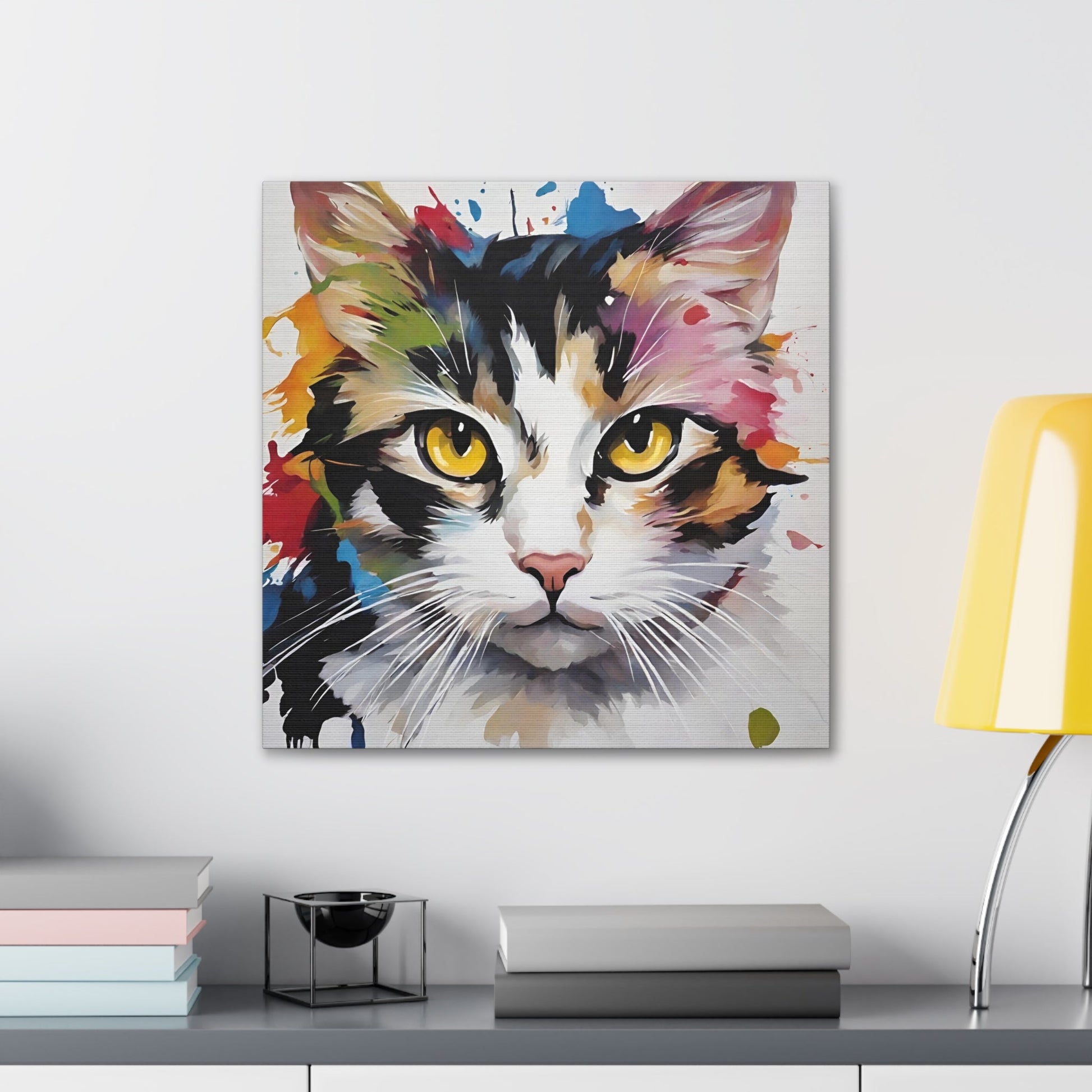 Amber Eyes Kitty Canvas Gallery Wraps - Canvas - Epileptic Al’s Shop