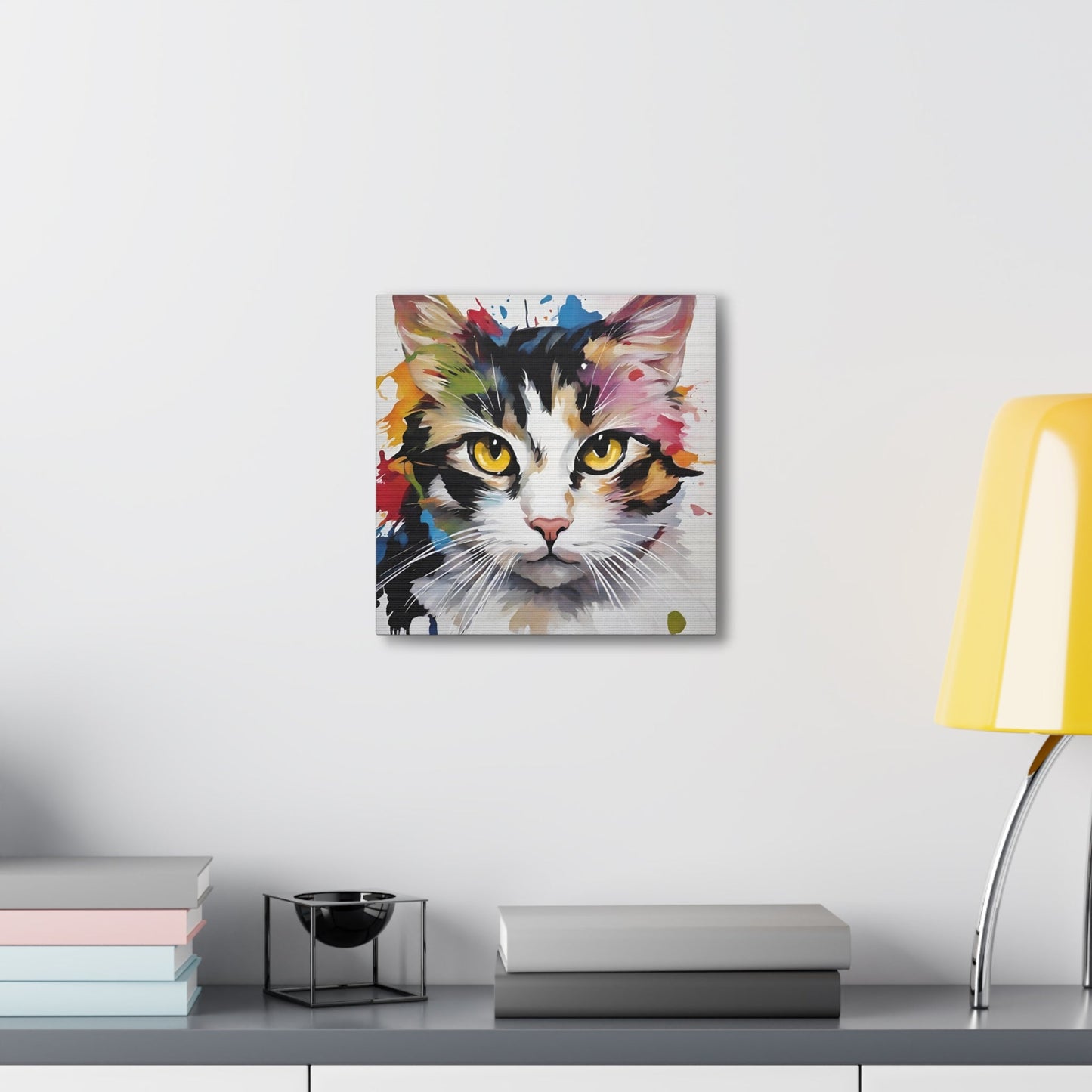 Amber Eyes Kitty Canvas Gallery Wraps - Canvas - Epileptic Al’s Shop