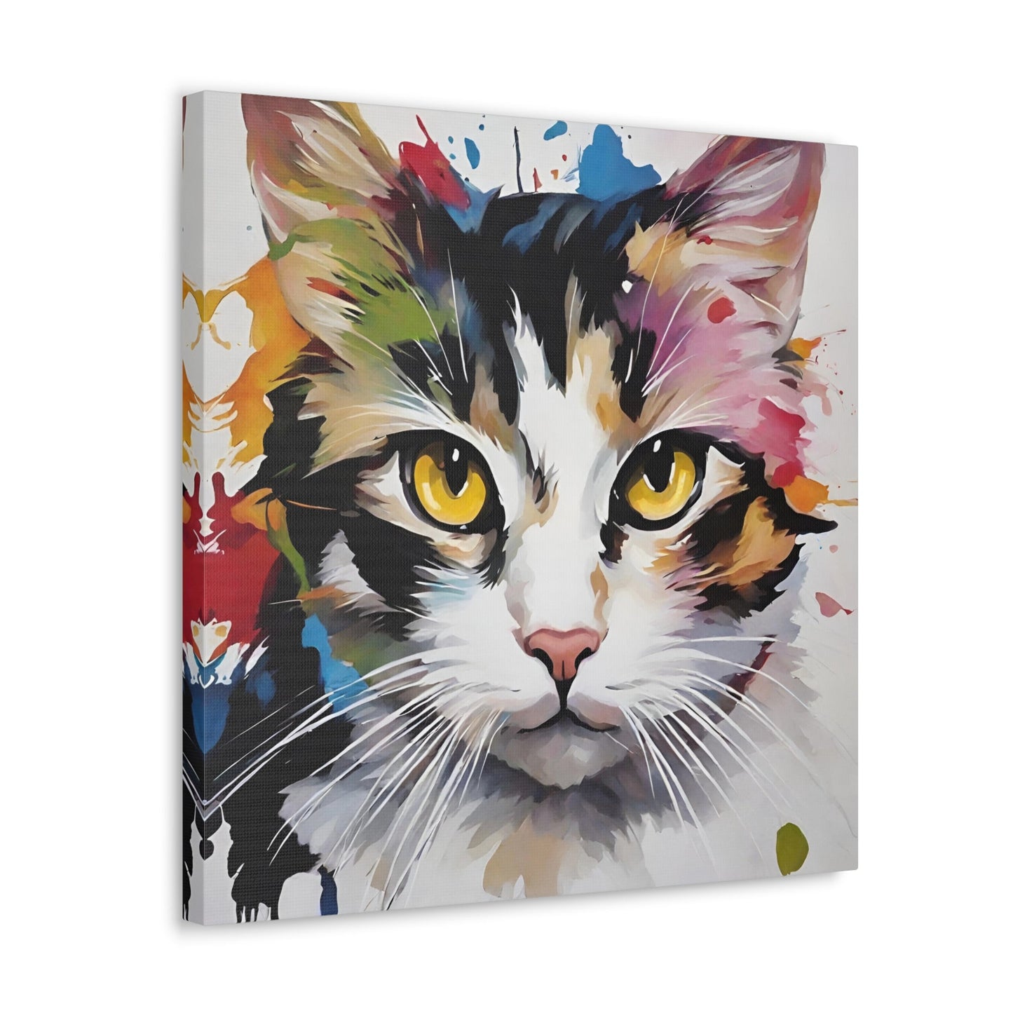 Amber Eyes Kitty Canvas Gallery Wraps - Canvas - Epileptic Al’s Shop