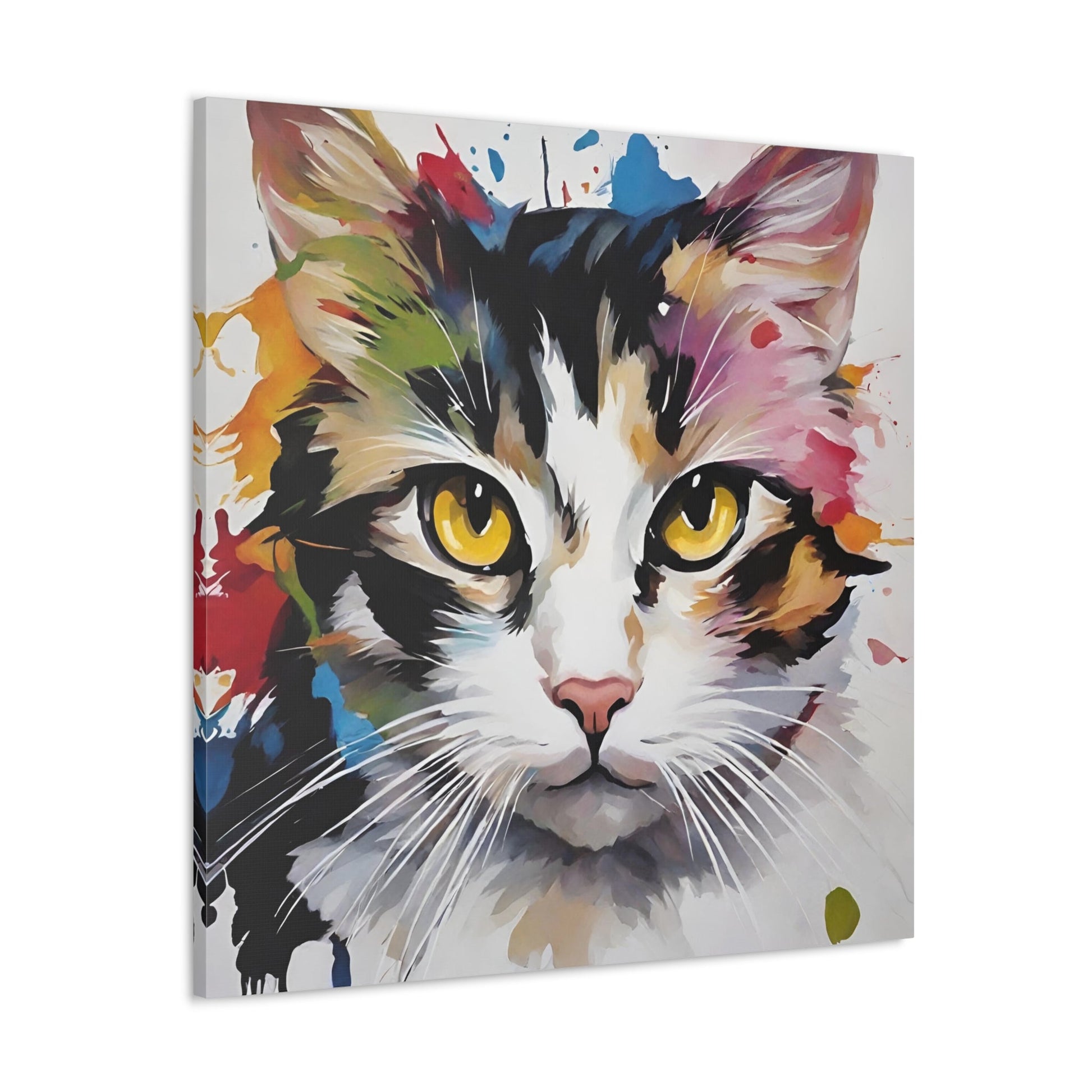 Amber Eyes Kitty Canvas Gallery Wraps - Canvas - Epileptic Al’s Shop