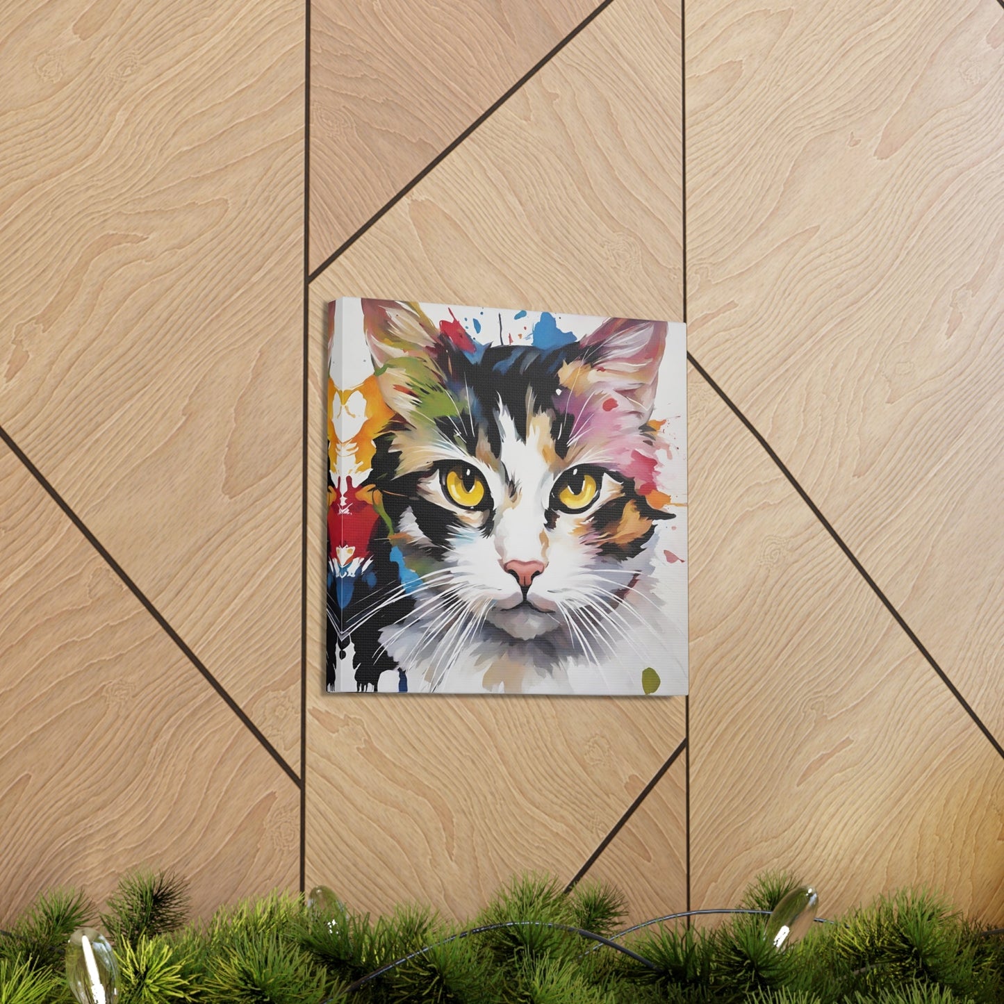 Amber Eyes Kitty Canvas Gallery Wraps - Canvas - Epileptic Al’s Shop