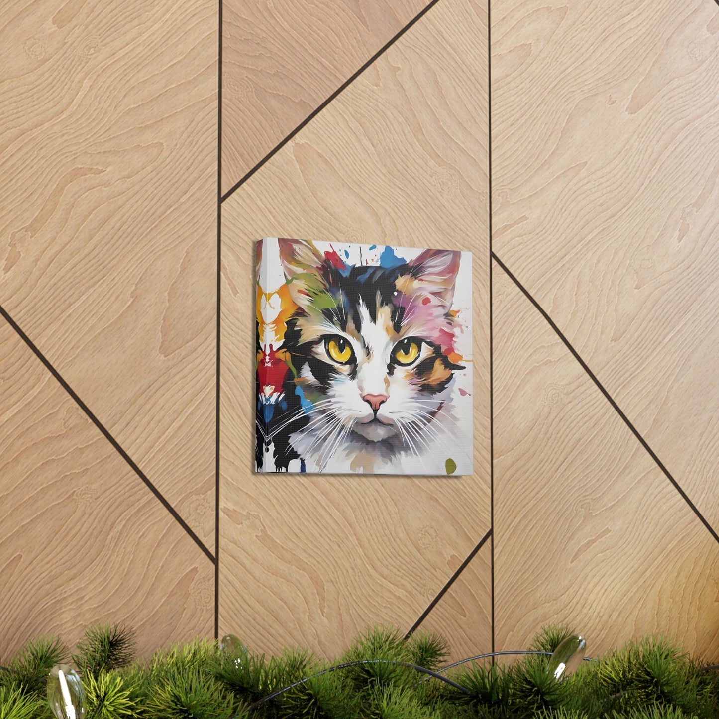 Amber Eyes Kitty Canvas Gallery Wraps - Canvas - Epileptic Al’s Shop